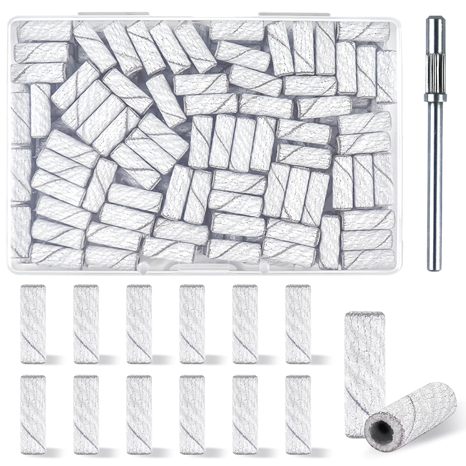 Professional Nail Drill Bits - 240 Grit Sanding Bands