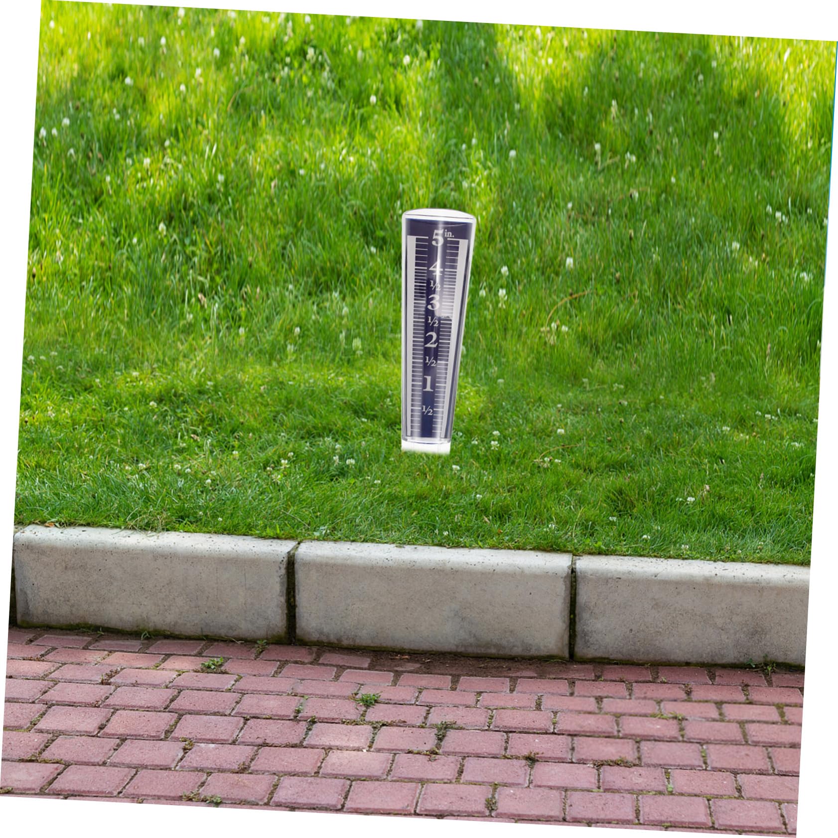 5stücke Rain Gauge Transparent Mit Präziser Regenmesszylinder Für Außenbereich Garten Regenmesser Langlebig Und Einfach Abzulesen Für Gartenbewässerung
