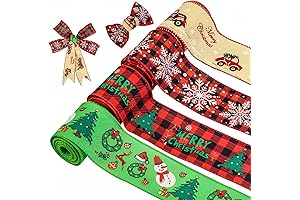 Enchanting 2.5 Inch Christmas Ribbon: A Festive Touch for Holiday Cheer