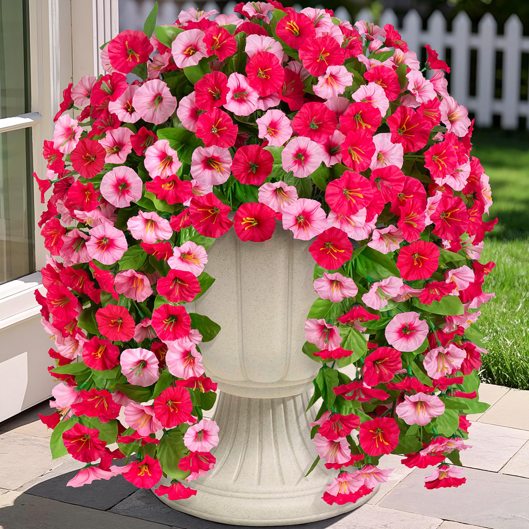 INXUGAO Artificial Fake Hanging Morning Glory