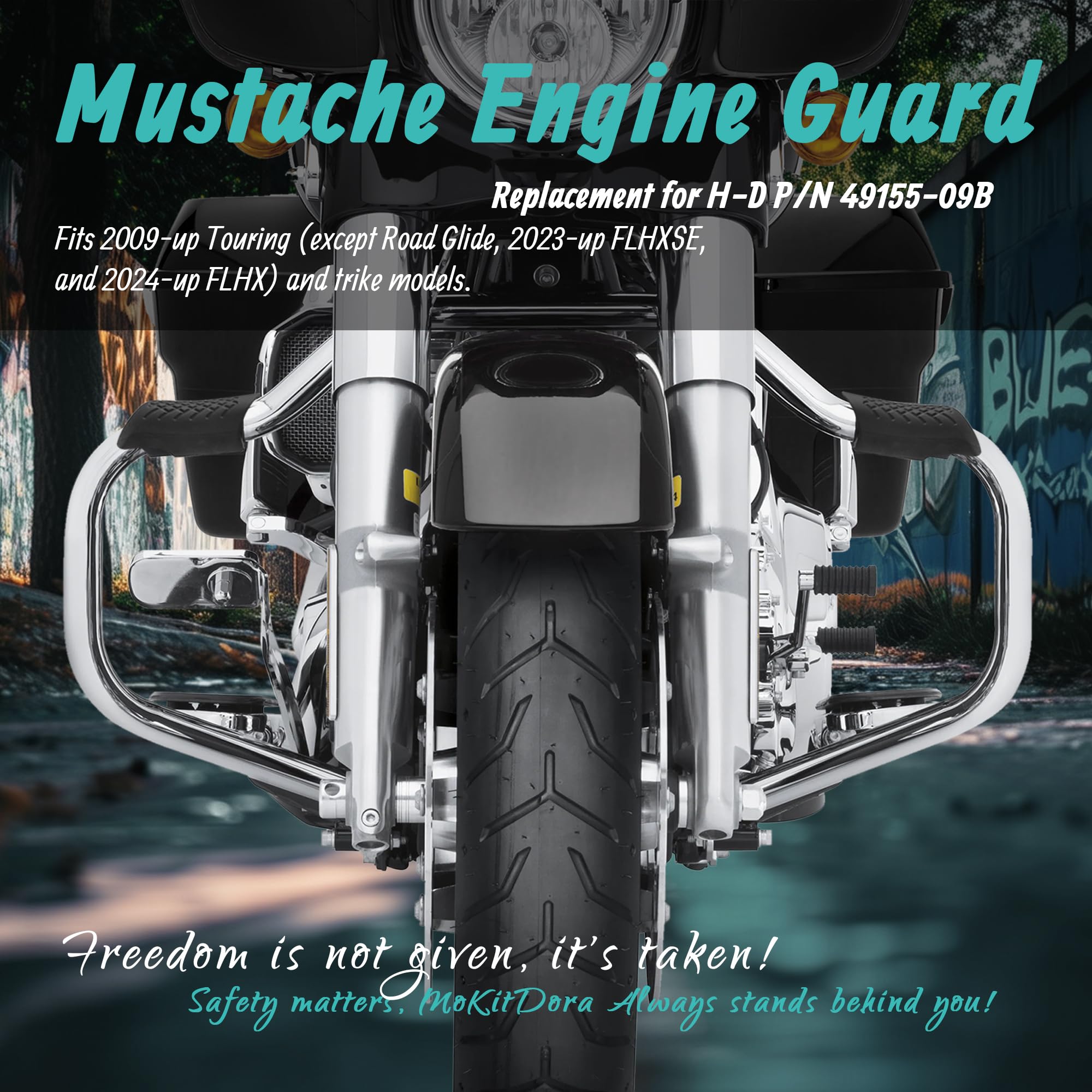 Harley Davidson Accessories MoKitDora Engine Guard Crash Bar For