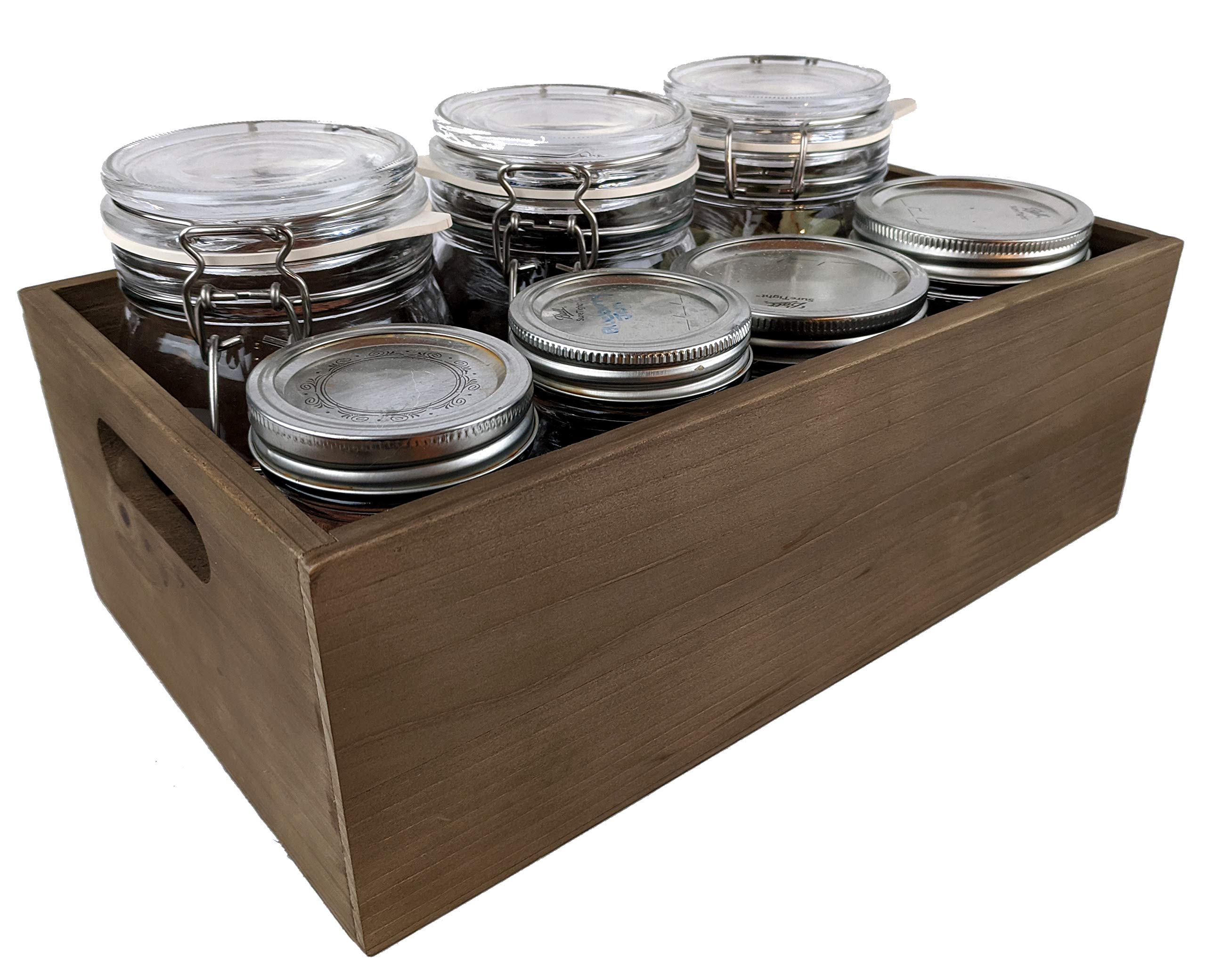 Nesting Wood Storage Crates Set of 3 Decorative Craft Crates Real