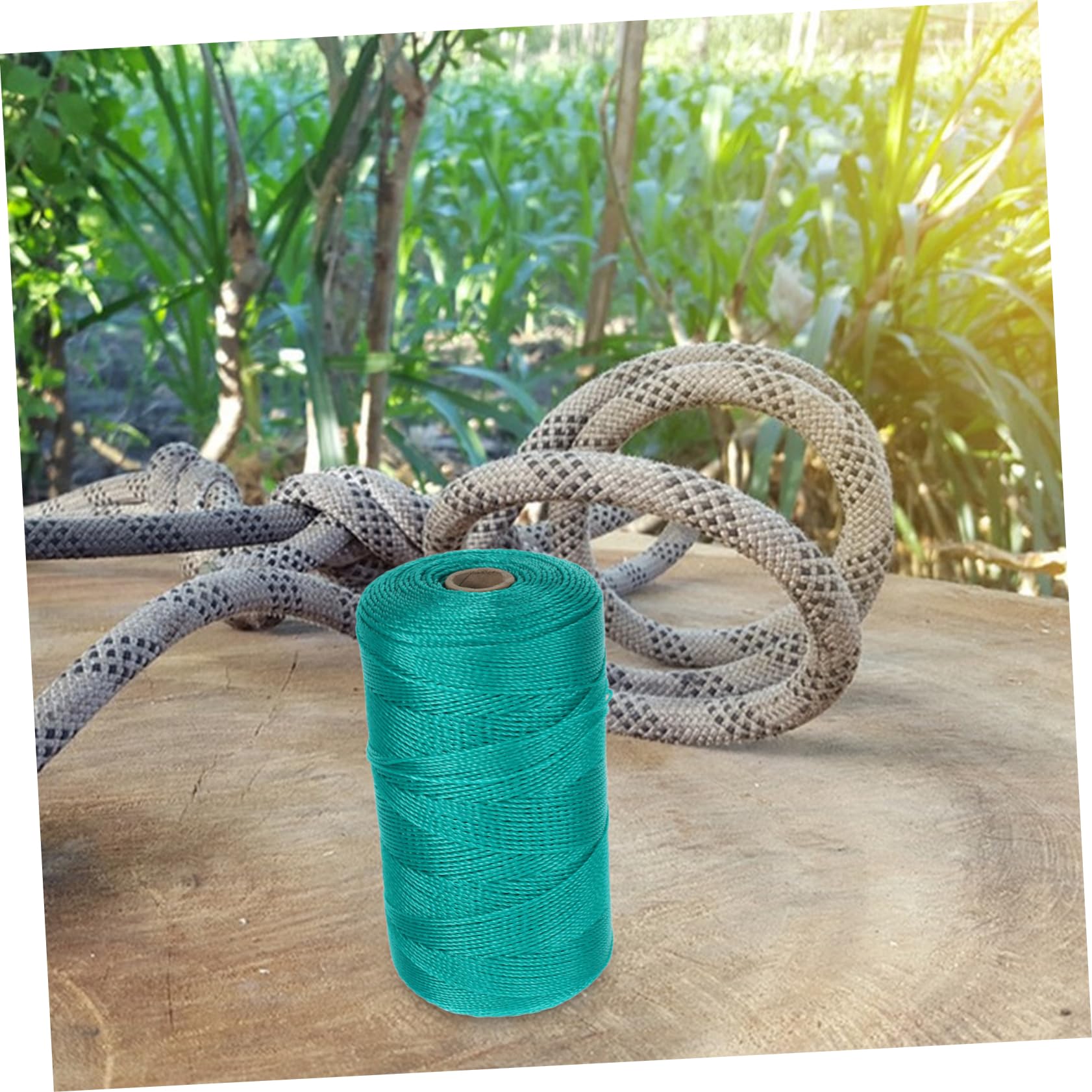 HANABASS Corda per Piante da Giardino in Pe, Verde, Resistente All’usura alla Rottura, per Arrampicata e Legatura