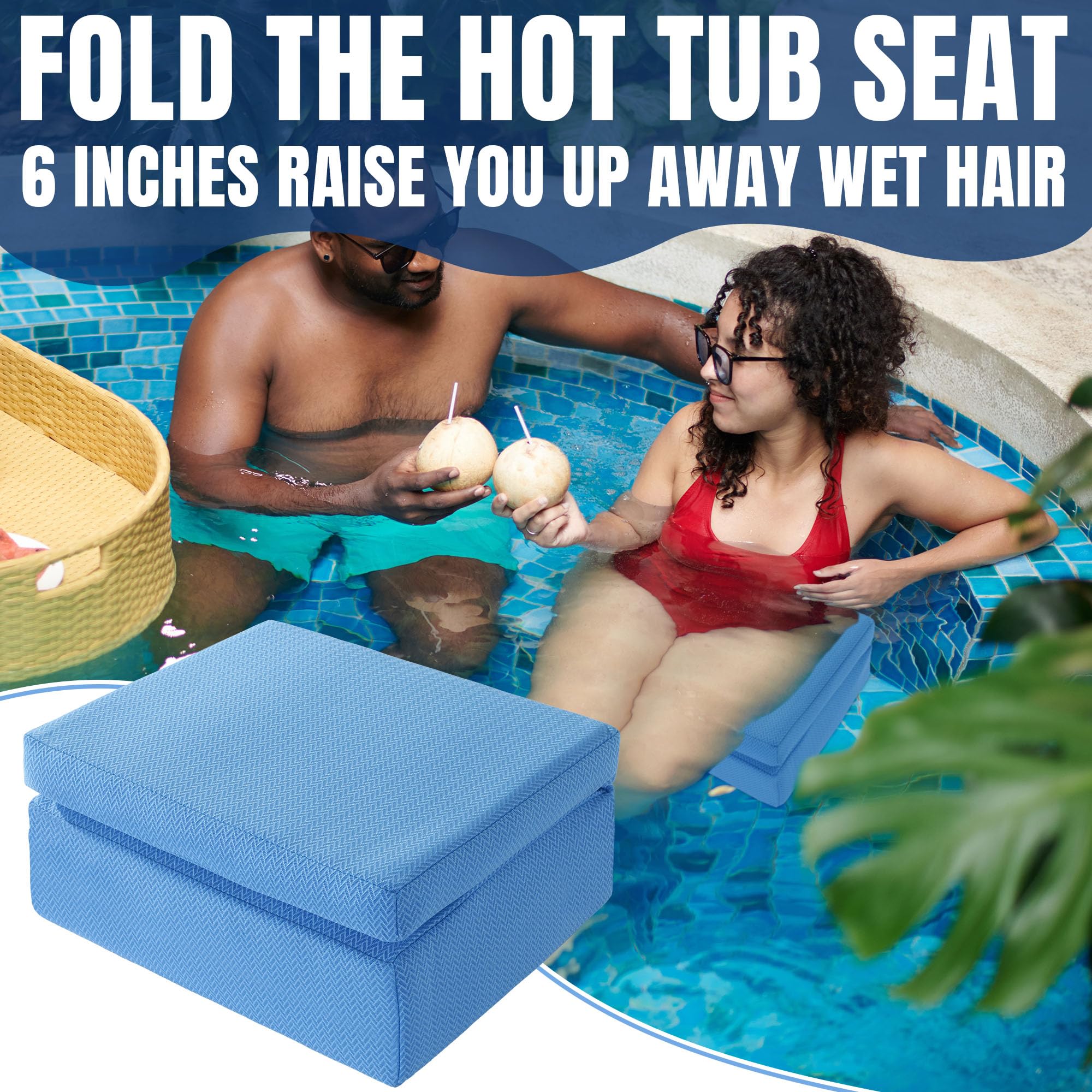 MABOZOO Hot Tub Booster Seat For Adults, Weighted Booster - View #10