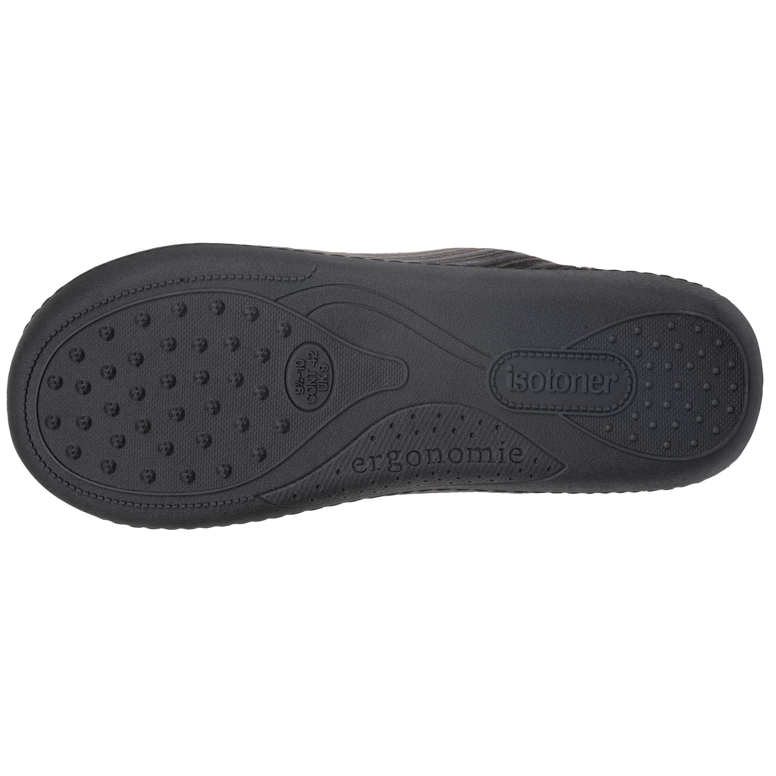 Isotoner Chaussons pantoufles Mules homme semelle à mémoire de forme