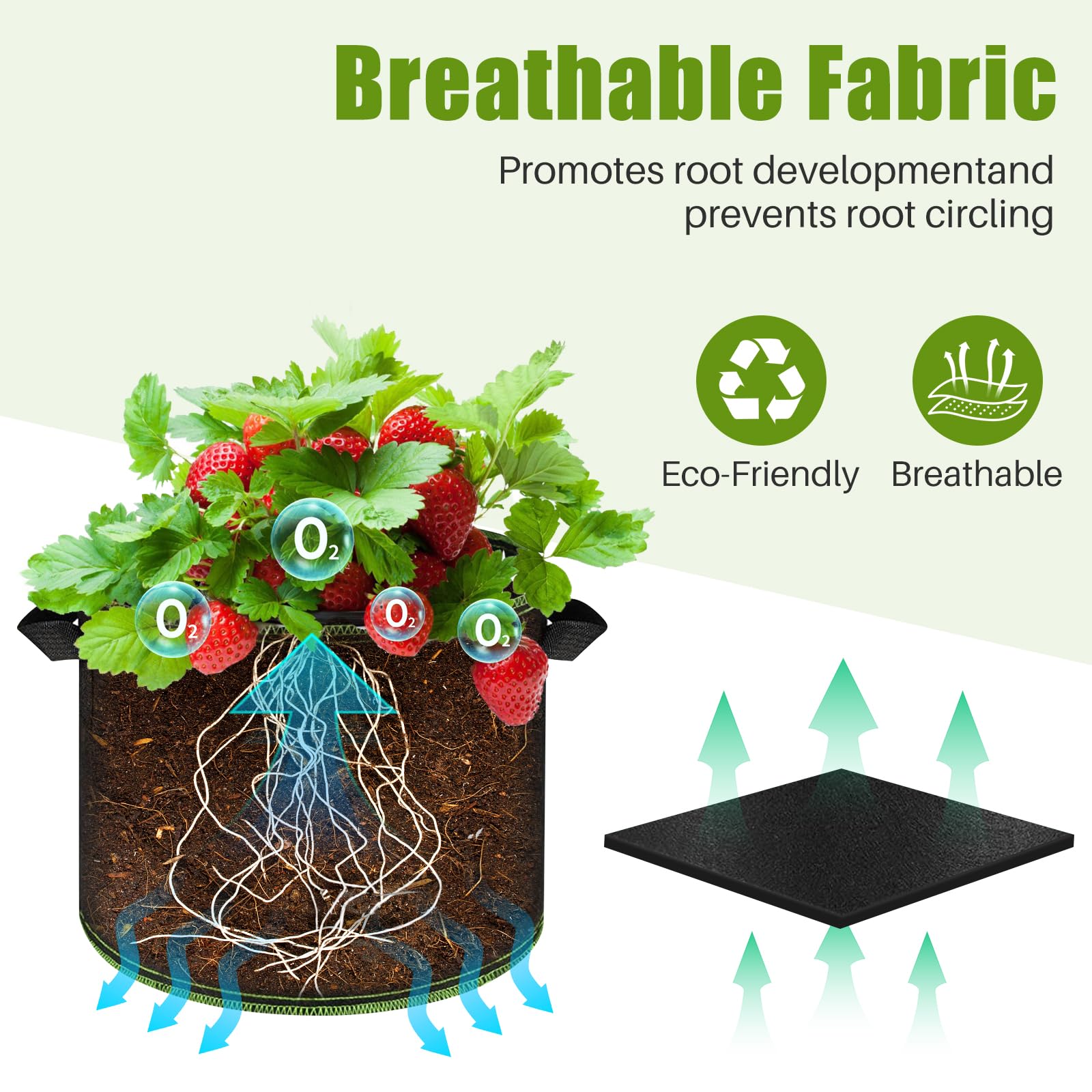 WenYa 5 Gallons Plant Grow Bags - Image 3