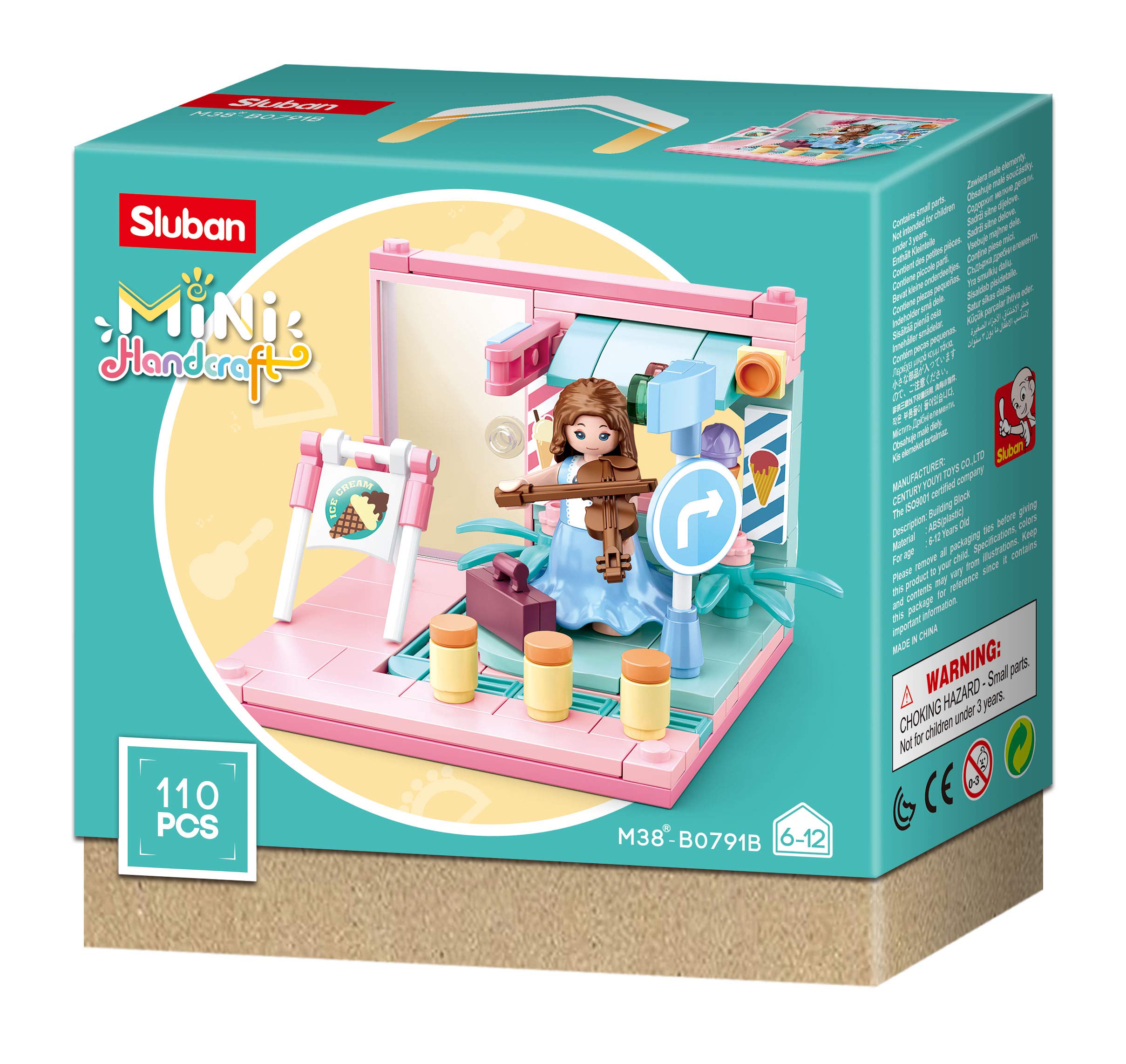 Sluban Handcraft Keman Yapım Seti, 110 Parça