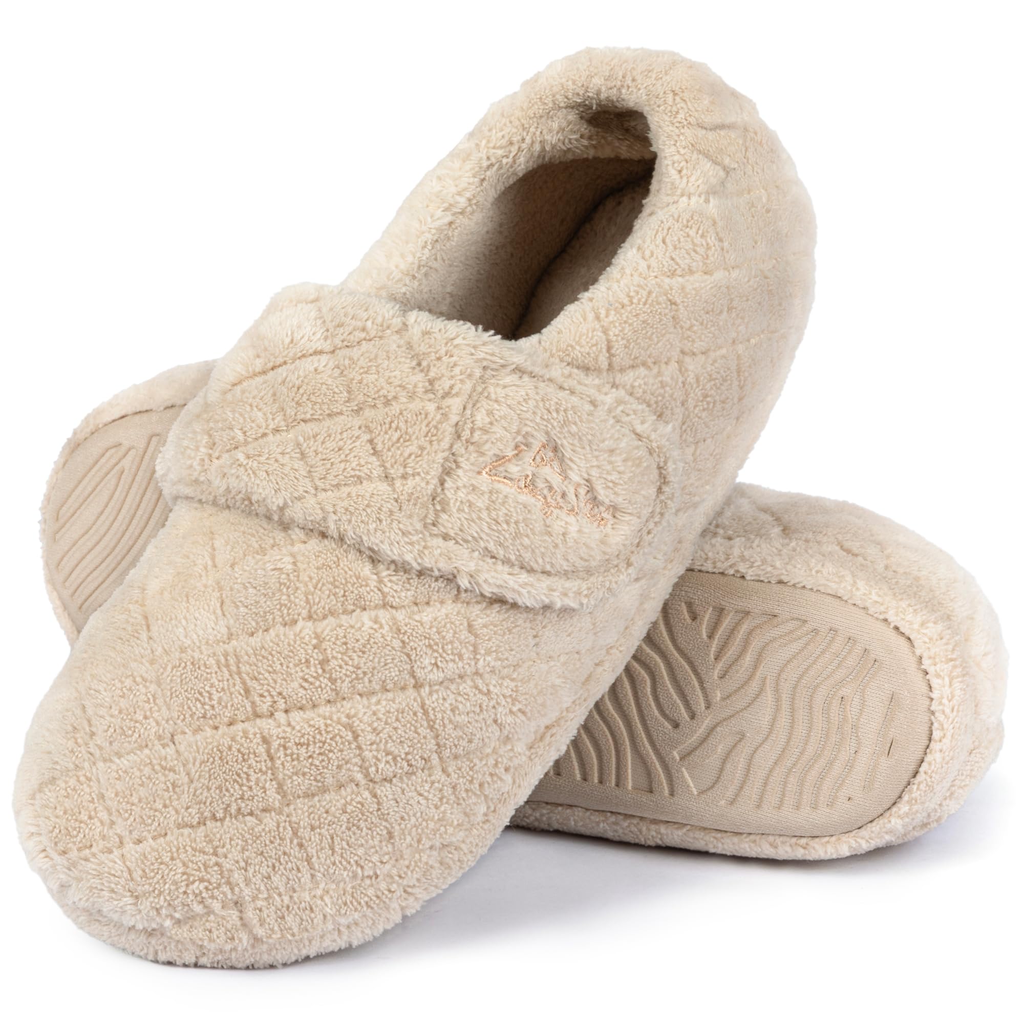 LazyStep Women's Nana Adjustable Slipper with Wide Widths