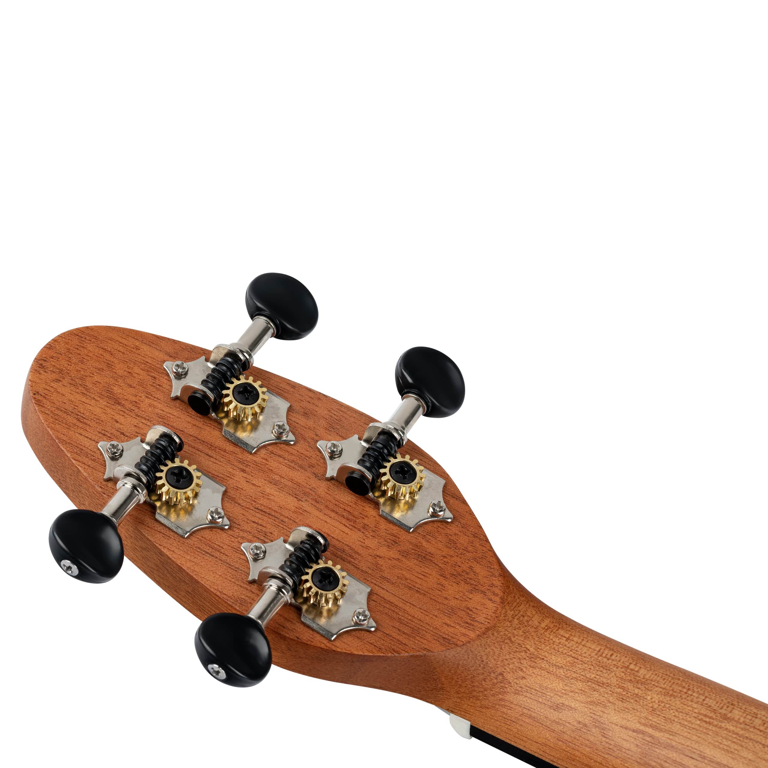 Ortega Guitars Ukulele Soprano Super Scale Acustico – Keiki K2 Series – Accessori Inclusi – Agathis / ABS, Red Kaleidoscope (K2SS-RKC)