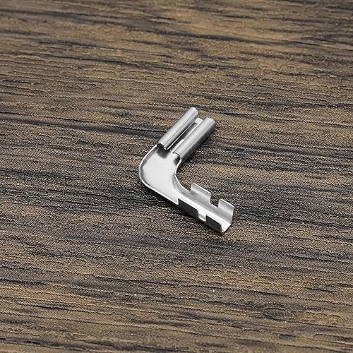 Miniatura 5 de ECSiNG 50 conectores de pala de terminal de crimpado de 0.110 in en ángulo de 90 con 50 fundas aislantes para interruptor de equipo, quad,