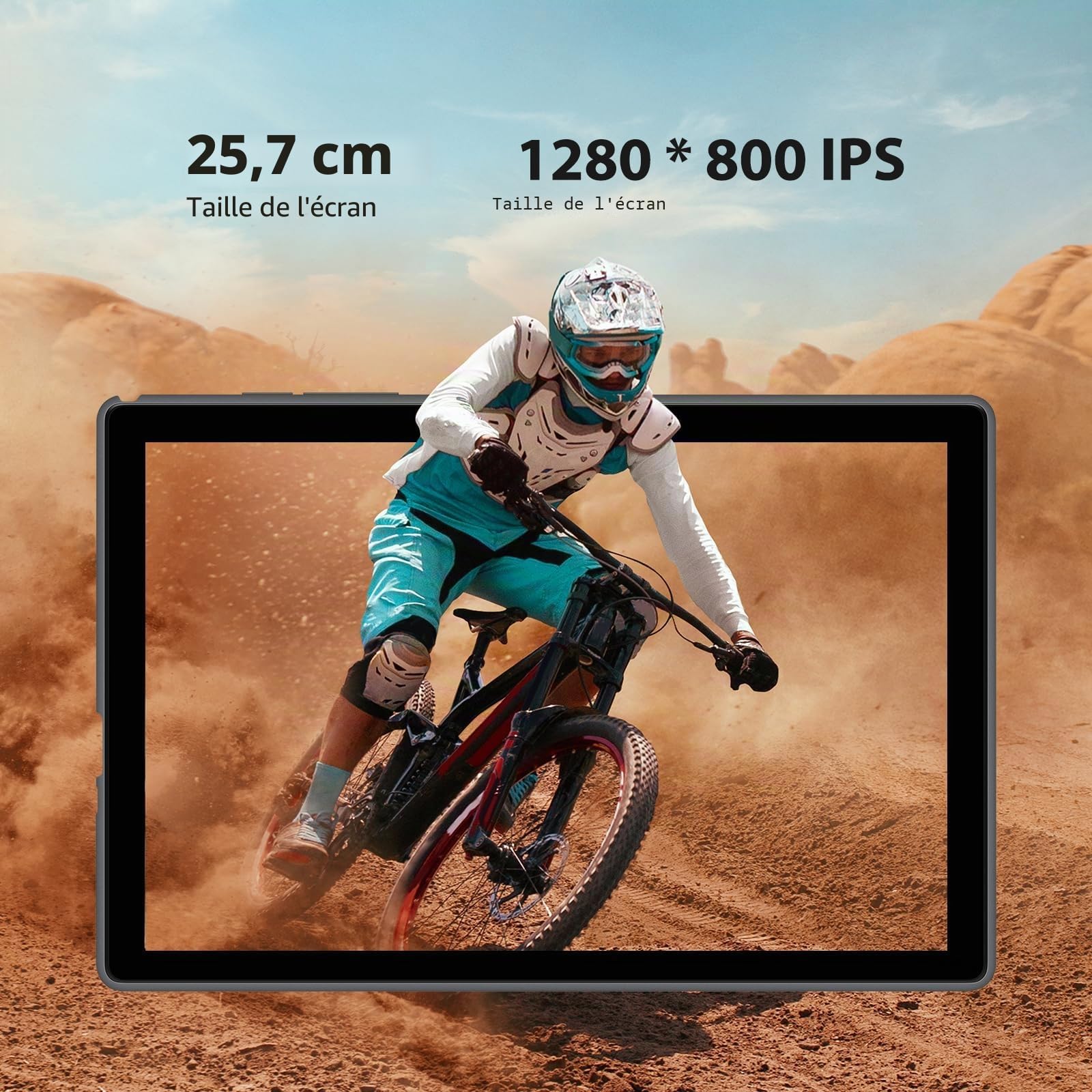 Tablette Tactile 10 Pouces, 36Go RAM 128Go ROM/2TB, WiFi 5G, Octa Core, Widevine L1, Gemini AI, Android 15, 8MP+5MP, 8000mAh, Tablette avec Clavier/Écouteur/Souris/Étui/Stylet