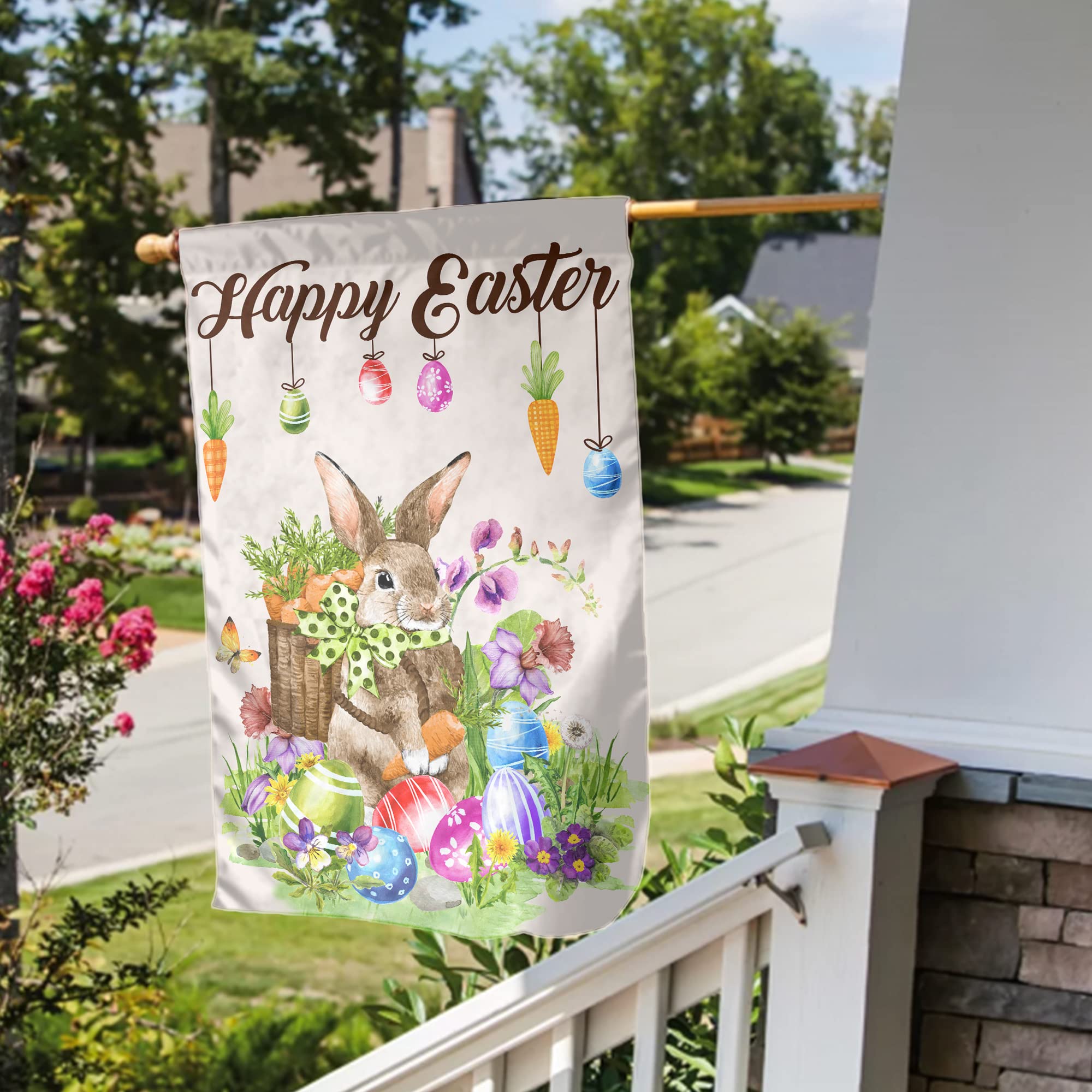 Happy Easter Garden Flag | Pole Not Included
