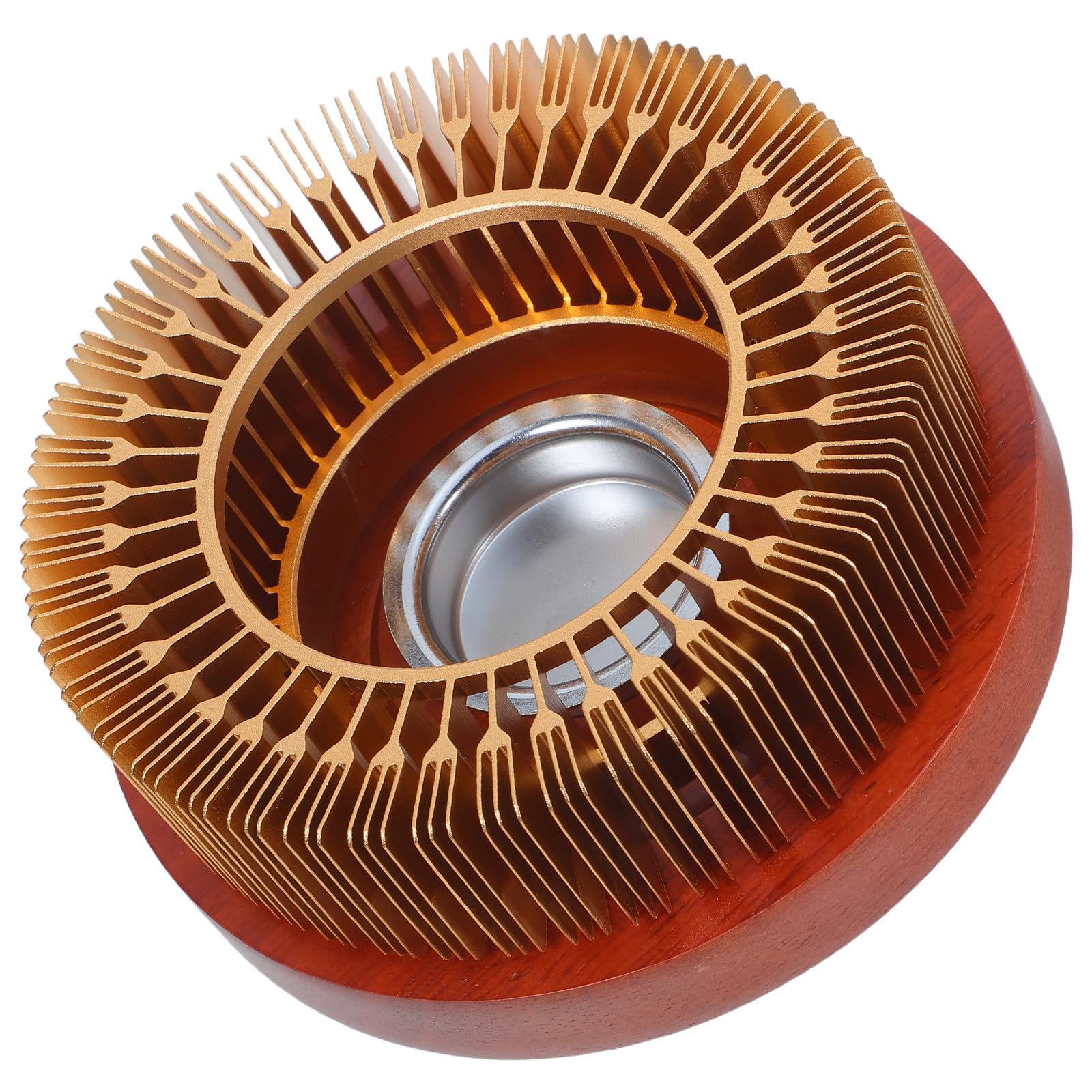 SHINEOFI Calentador Compatible Estándar y Mayoría de Madera de Teteras Tetera Aluminio Mantener el Caliente Fabricado para Té para Uso Cocina y Comedor