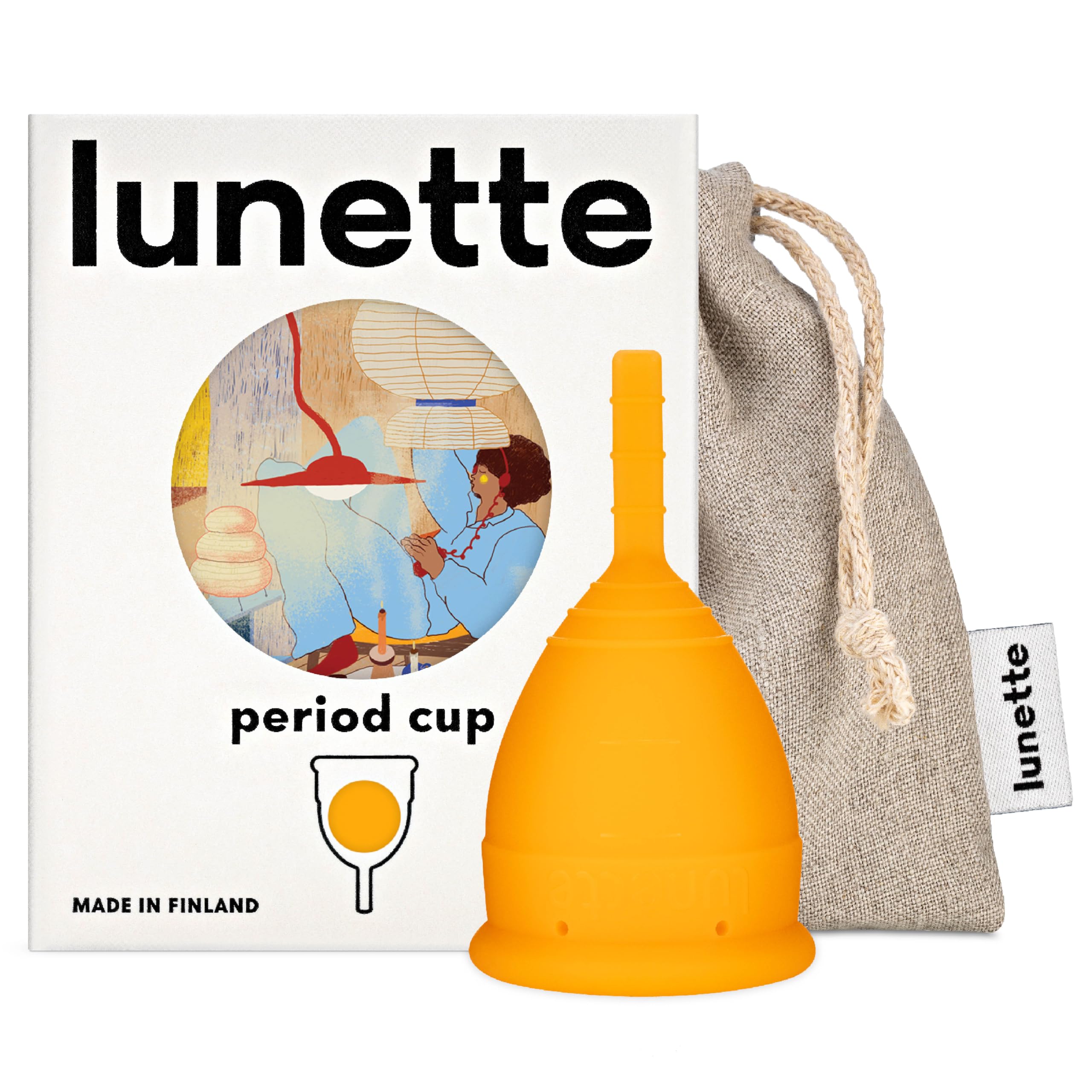 Lunette Menstrual Cup - Reusable Period Cup – Medical-Grade Silicone
