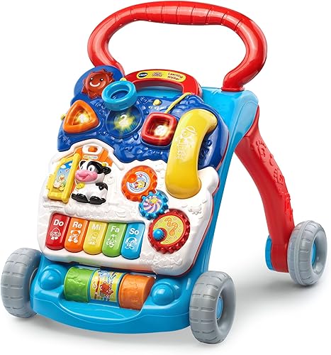 Miniatura 1 de VTech Caminante de aprendizaje sentado a pie embalaje sin frustraciones azul Azul, Lavender, Orange, Rosa