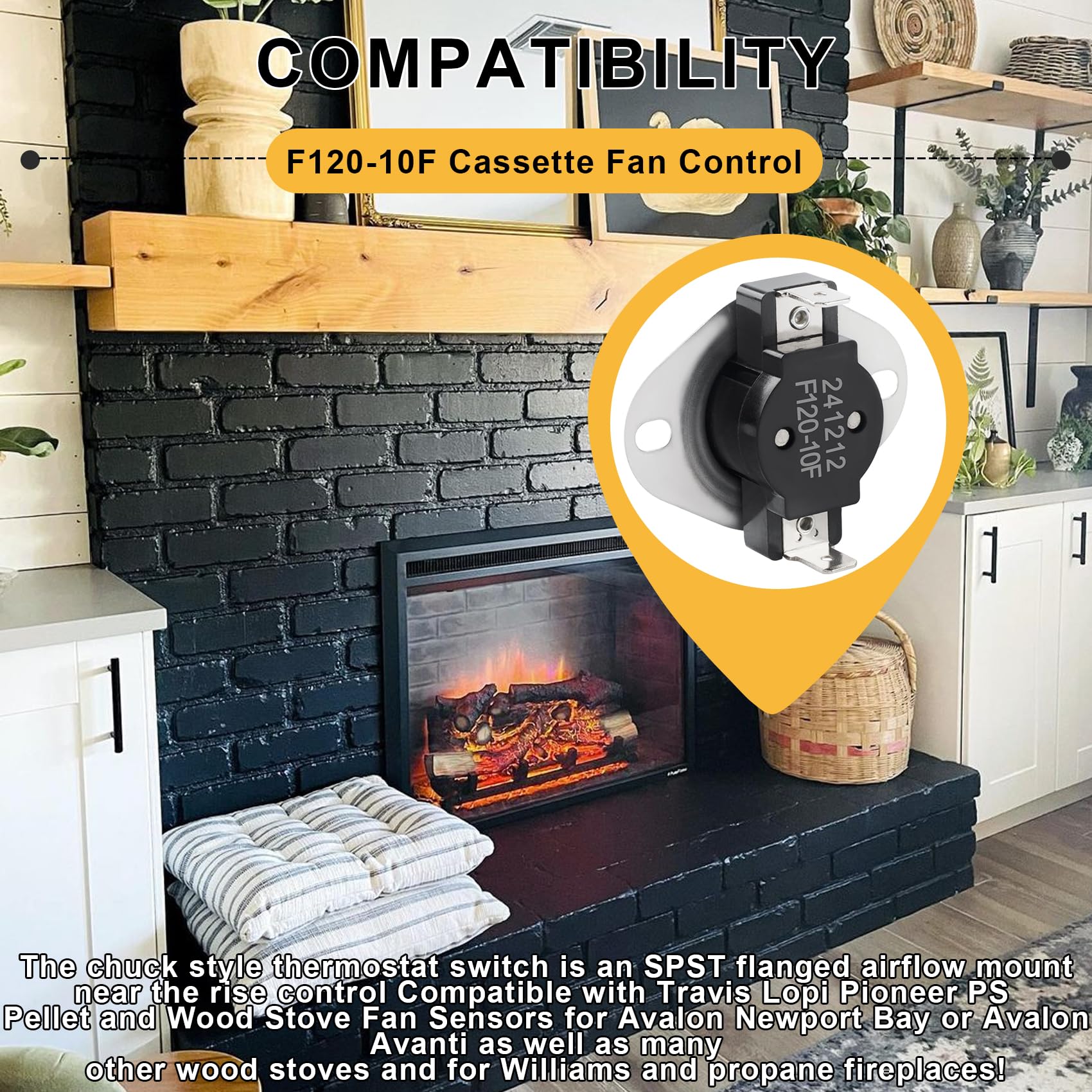 Amazon.com: Snap Disc Thermostat Switch, Snap Disc Fan Control