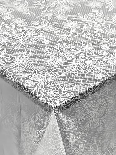 Manteles desechables para fiestas mantel de plástico impermeable de 54 x 108 pulgadas, se utiliza para decoración en bodas, fiestas de cumpleaños,