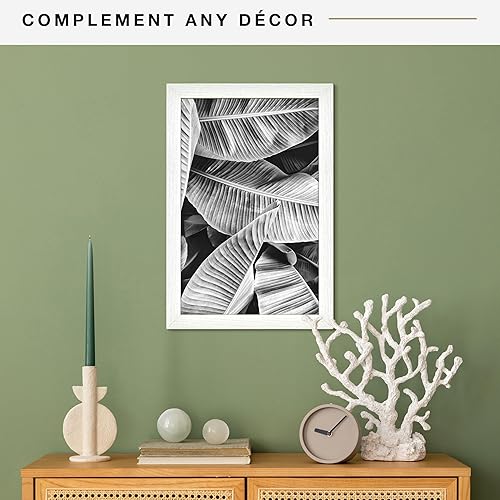 Miniatura 3 de MCS Industries Studio Gallery - Marcos con textura de madera color blanco, de 11 x 17 pulgadas 27.94 x 43.18 cm.