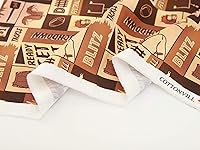 Vista 2 de COTTONVILL EMANON Football Kickoff 20COUNT - Tela de acolchado con estampado de algodón (1 yarda, 3 piezas, zona A-Word)