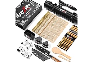 MarcZero 22-in-1 Premium Sushi Mold Set for Beginners and Professionals
