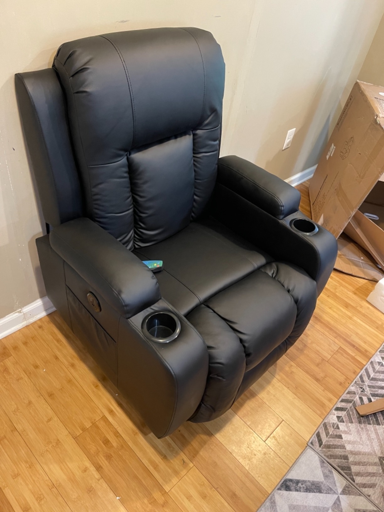 42/mo Finance Vicluke Power Lift Recliner Chair with Massage and Heat for Elderly, PU Leather