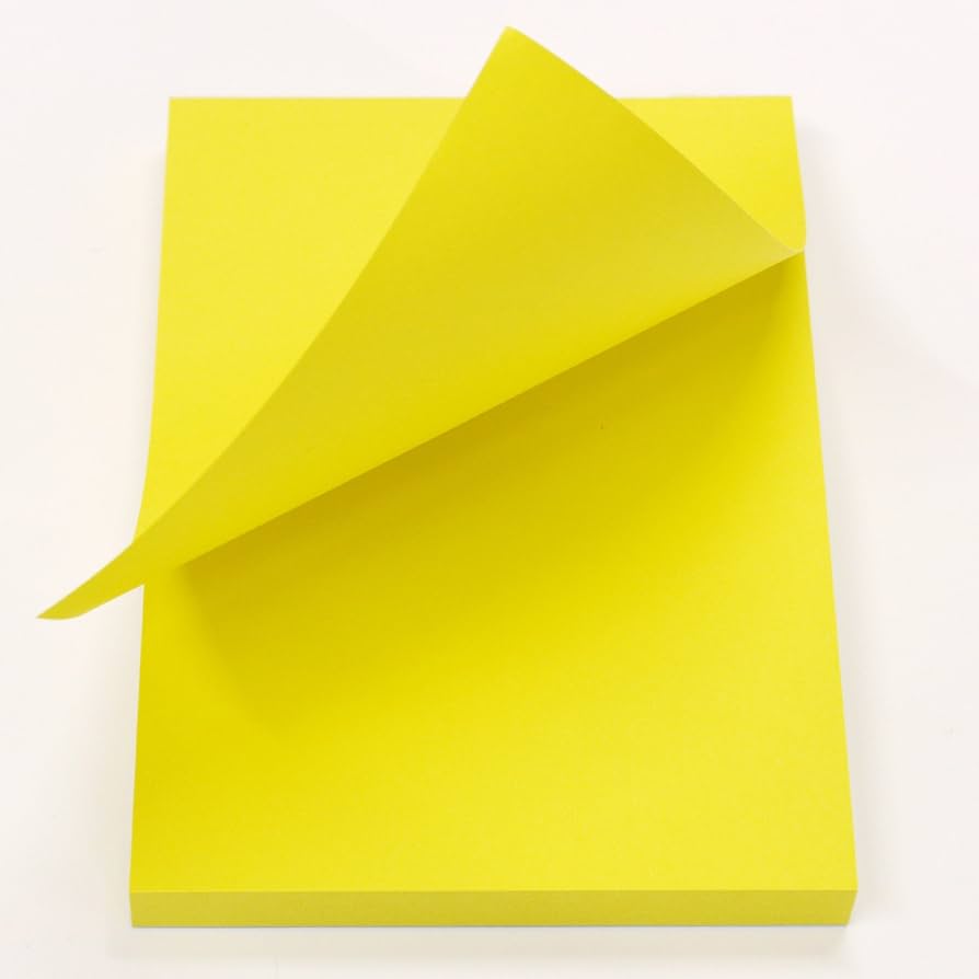 メモ帳　BIG omonogawa｜スマホシタジキメモ 高機能メモ帳 無地 50枚×10冊