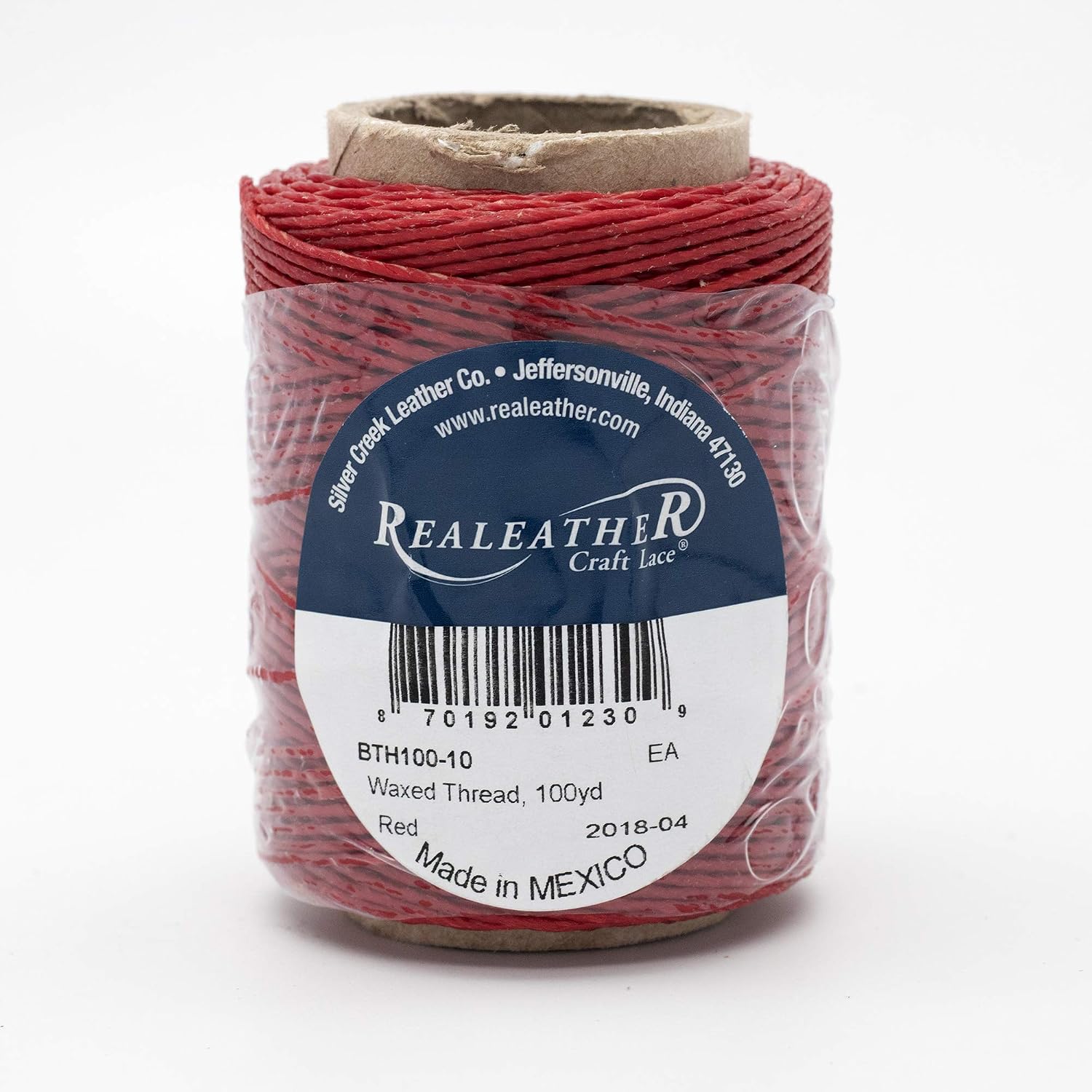 Realeather BTH100-02 Waxed Thread, 50 G, Chocolate