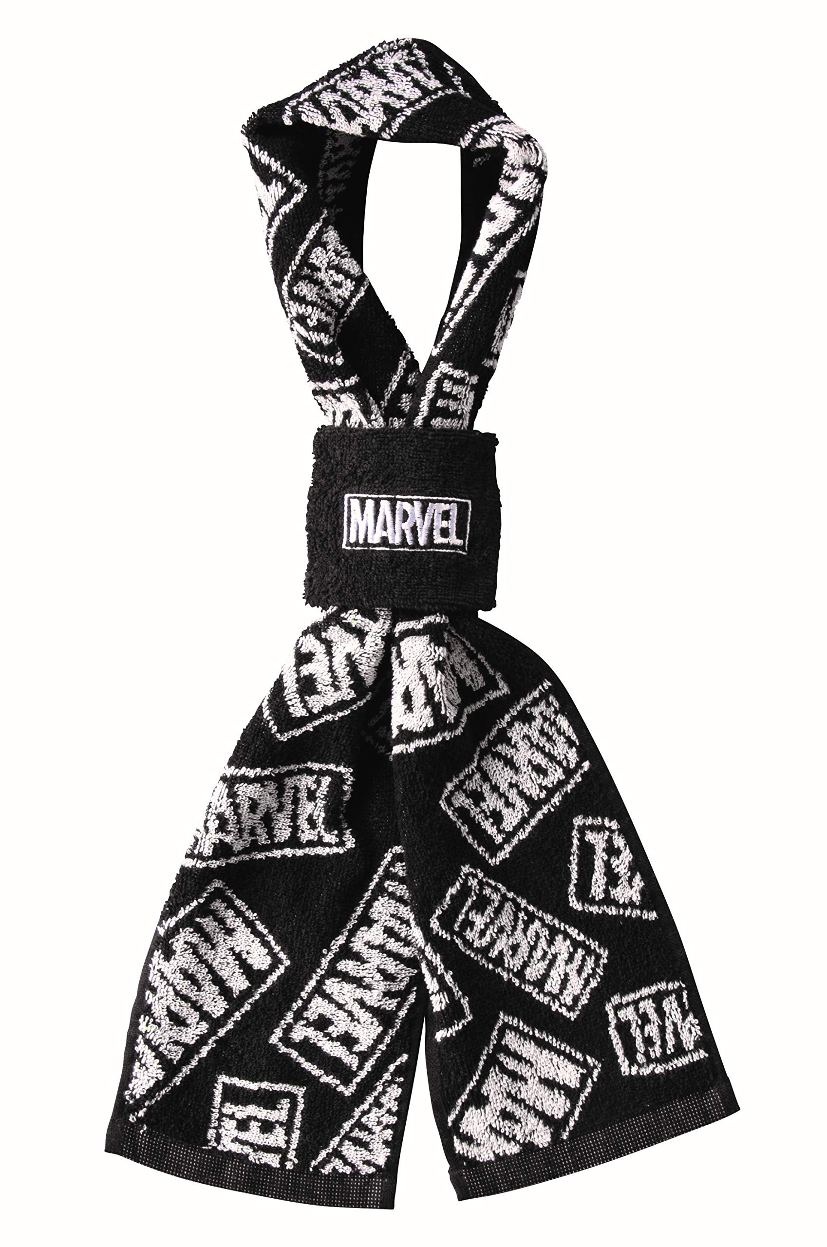 Amazon.co.jp: 丸眞 リストバンド付き マフラータオル Marvel