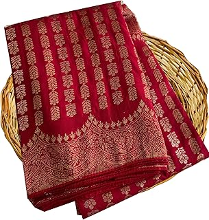 VASTTRAM Women's Royal Rajwadi Special Pure Soft Kanchi Pattu Kanjivaram Kanchipuram Dola Silk BanarasiStyle Saree With Bl...