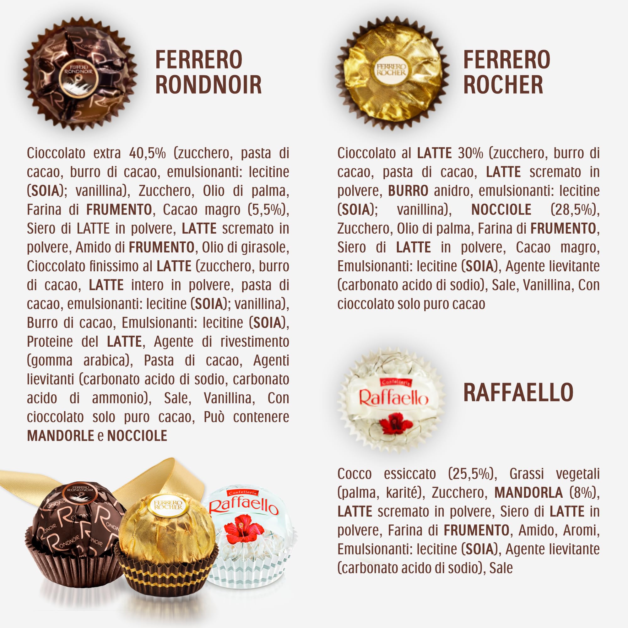 Ferrero Collection - 48 Specialità Assortite al Cioccolato, Racchiuse in una Elegante Scatola Natalizia, Idea Regalo Natale, Compleanno e Anniversario, Confezione da 518 gr