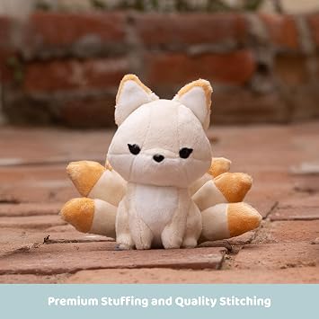 Bellzi Mystical Fox 6.5 Cute Stuffed Animal Plush Toy Soft & Adorable Mystical Fox Plushie Gift Perfect Present for All Ages Mini Huli