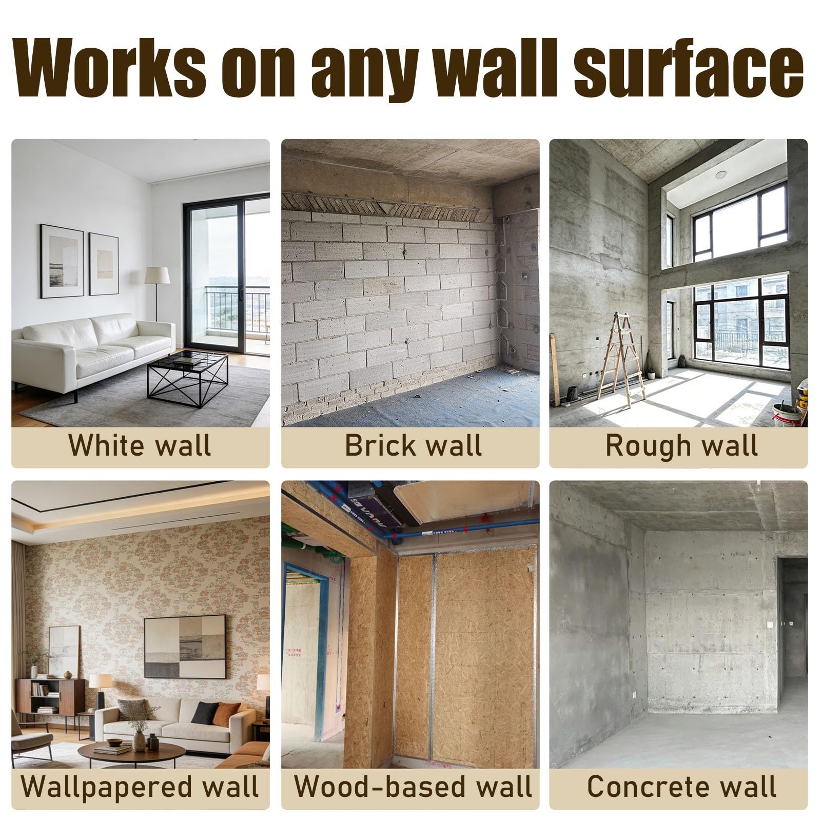 Paneles Paneles De Pared Imitación Piedra 3D Para Interiores Y Exteriores, Decoración De Chapa Fonoabsorbente(Style 7,120x60cm-1pcs)