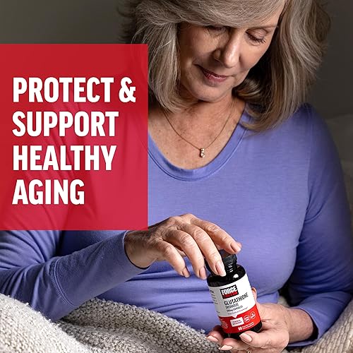 Miniatura 7 de FORCE FACTOR Suplemento de glutatión, suplemento antioxidante con glutatión reducido de 500 mg para una absorción y eficacia superiores, forma