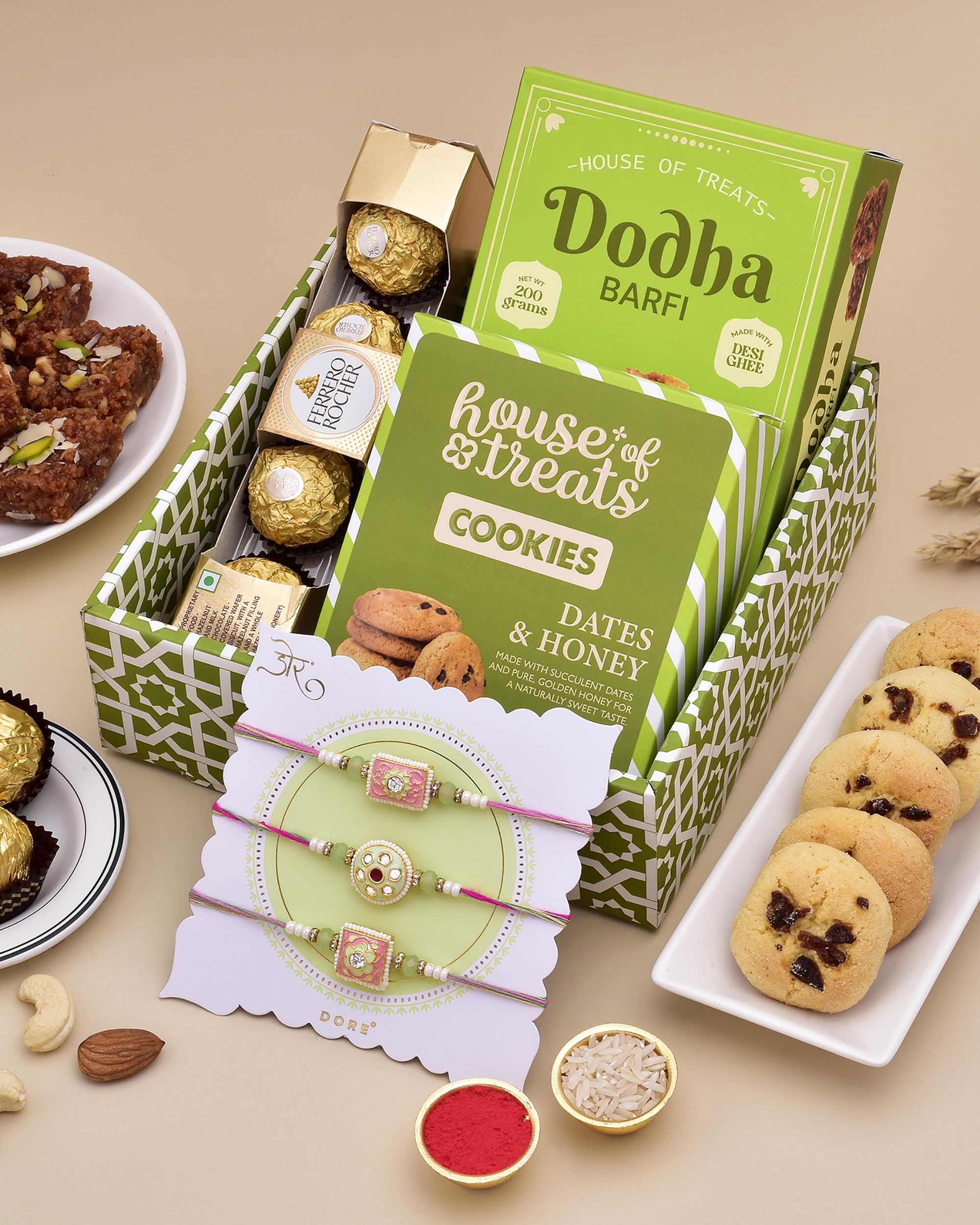 Hyperfoods® Rakhi For Brother Set Of 3 Rakhi Hamper For Brother Rakhi Combo Set Of 3 Rakhi Gift Hamper Rakhi For Brother With Gift Rakhi Gift For Brother Cookies Sweets Chocolate Rakhi Set Of 3 (B0D8LGLDVG) Amazon Price History, Amazon Price Tracker