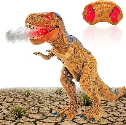 Remote Control Dinosaur Toy for Kids,Walking Dinosaur T-Rex Toy with  Lights,Sounds & Spray, Realistic Walking Tyrannosaurus Rex Toy, Dinosaur  Toys for ...