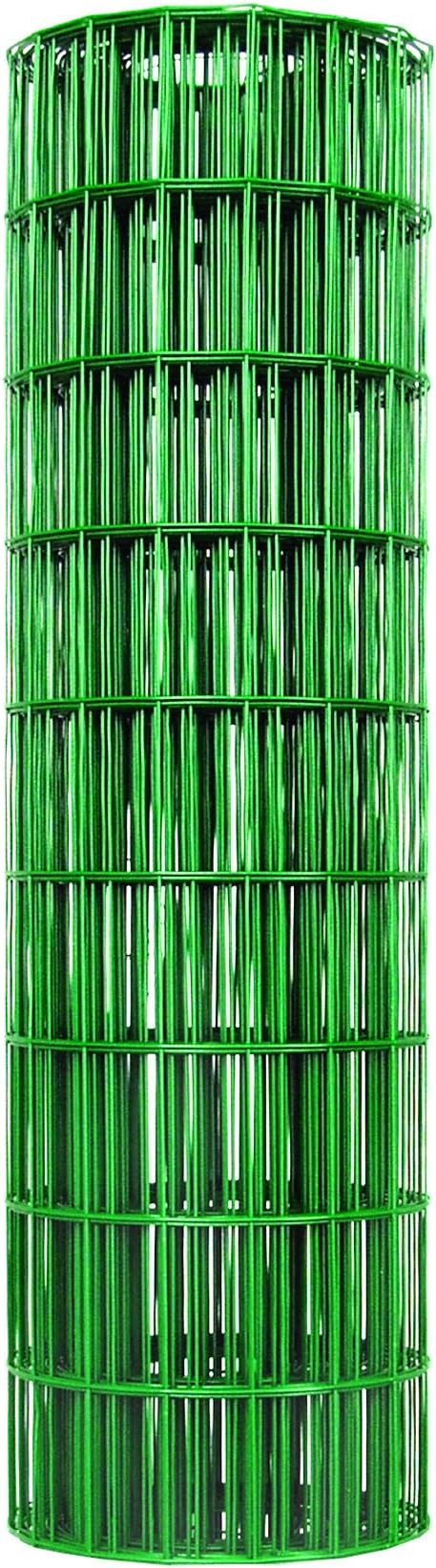 Garden Zone 48x100 Green Vinyl 2x4 14-Gauge Garden Fence