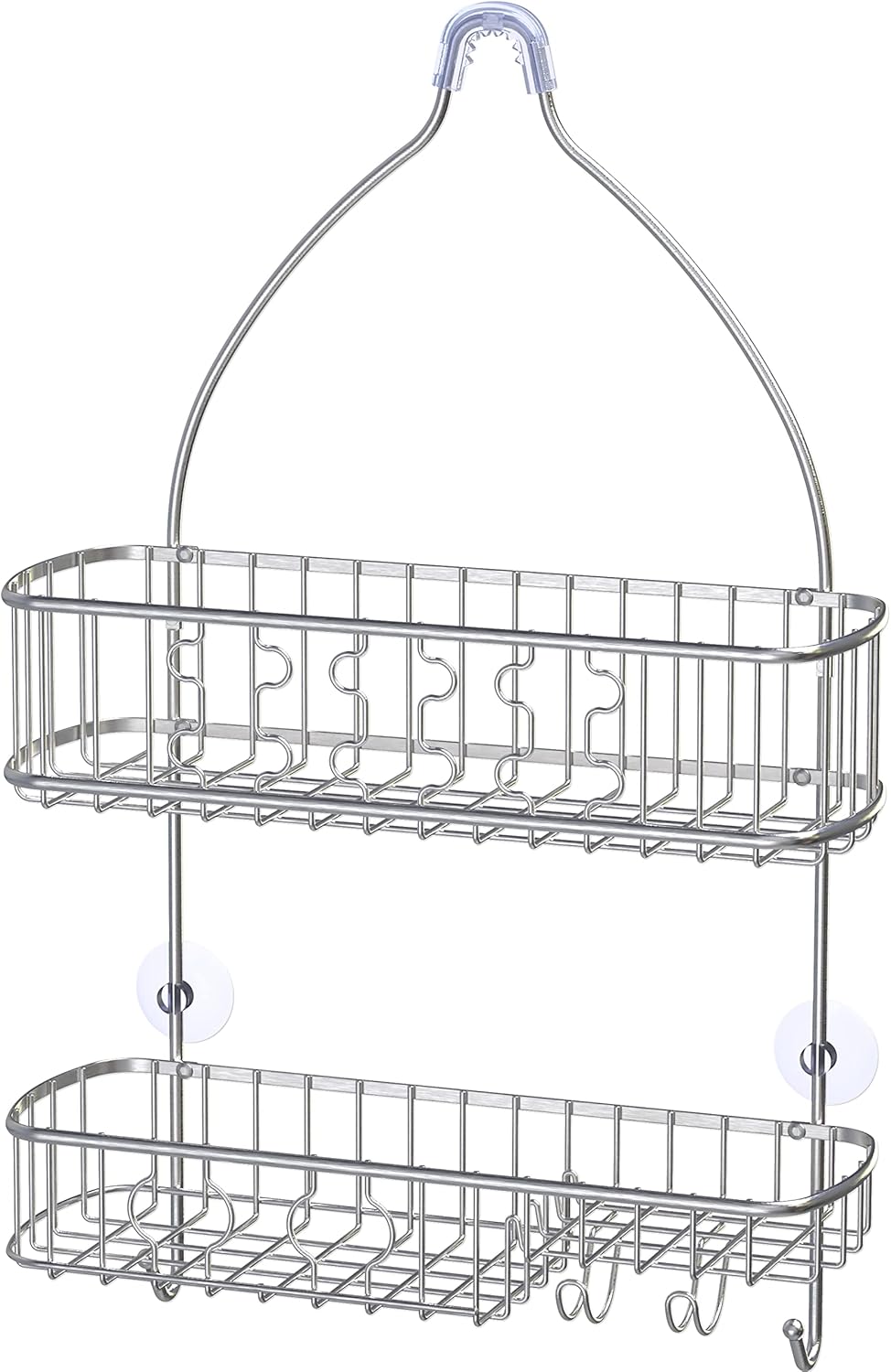 SimpleHouseware Large Hanging Shower Head Caddy Bathroom Organizer