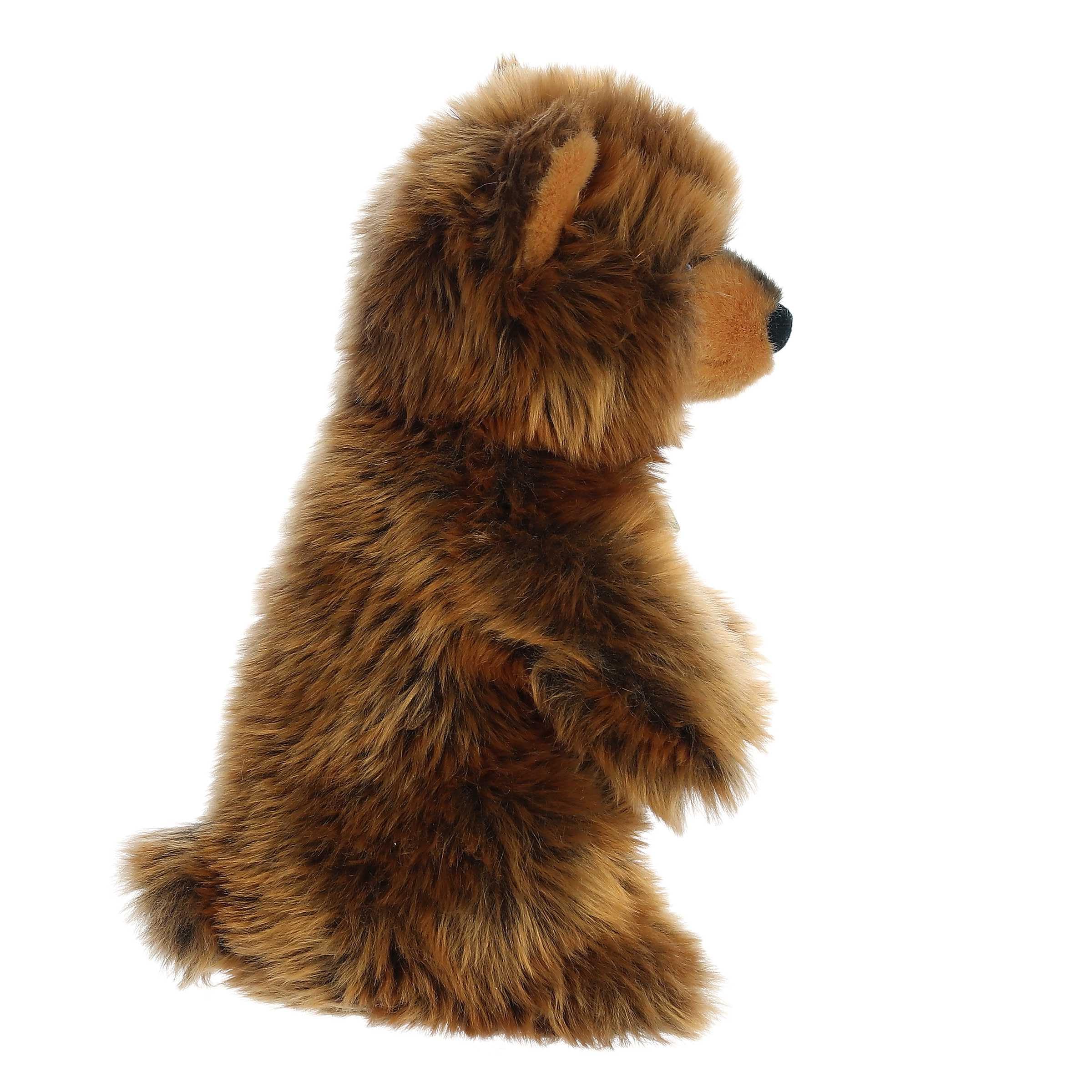Aurora(r) Adorable Miyoni(r) Tots Sitting Pretty(tm) Grizzly Bear Cub Stuffed Animal - Lifelike Detail - Cherished Companionship - Brown 10 Inches - Image 3