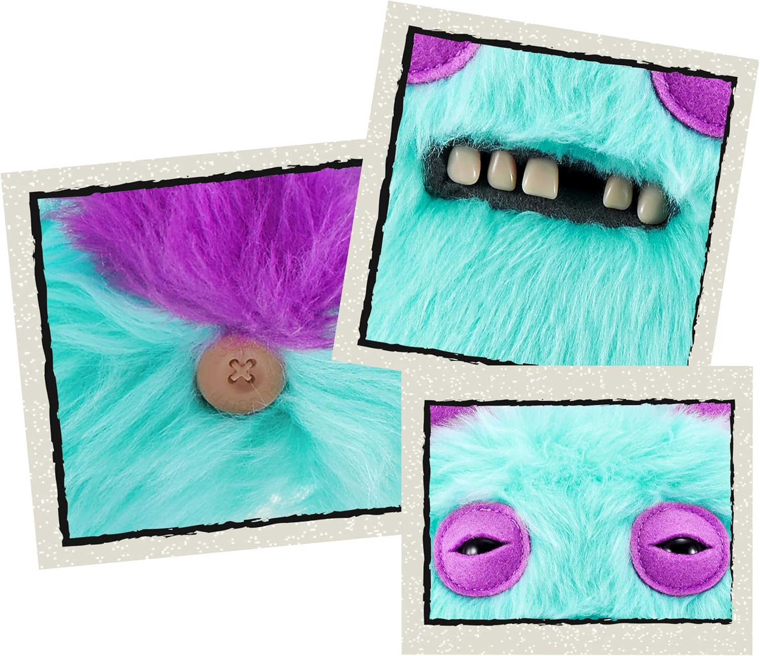 Fuggler Butt Ugly Pets 9-inch Series 1 by ZURU, Funny Ugly Monster Plush Toy (Yawper Cat, Mr Buttons Rabbit)