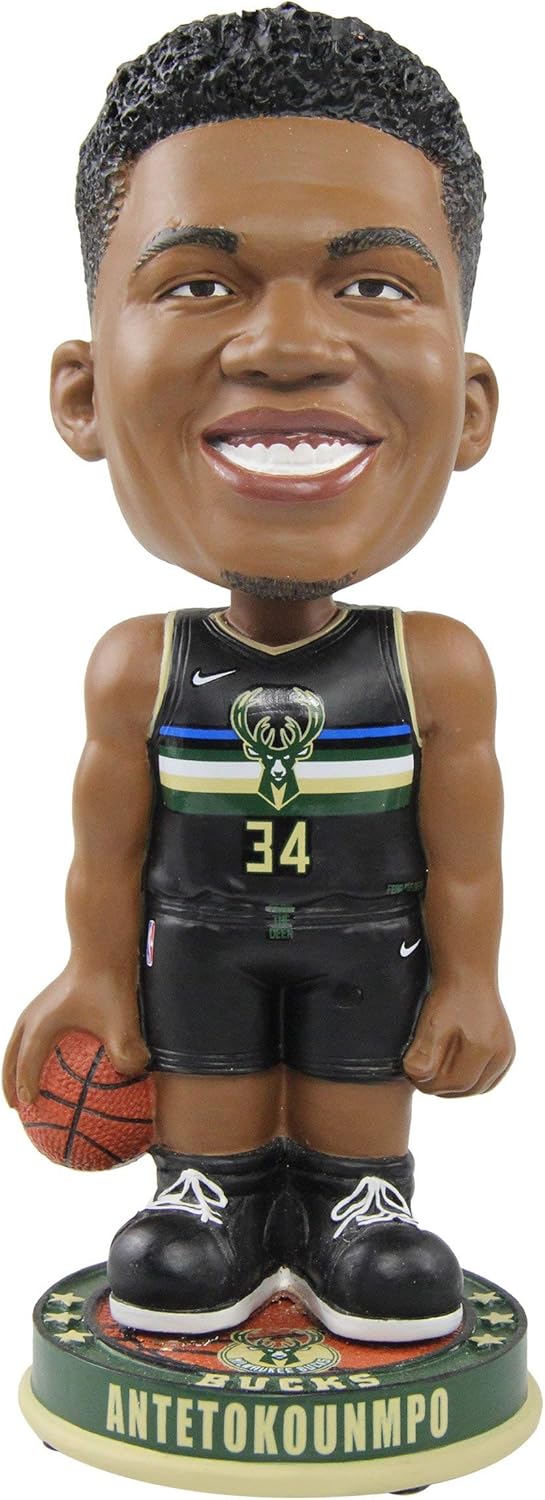 Giannis Antetokounmpo Milwaukee Bucks Knucklehead/Black jersey