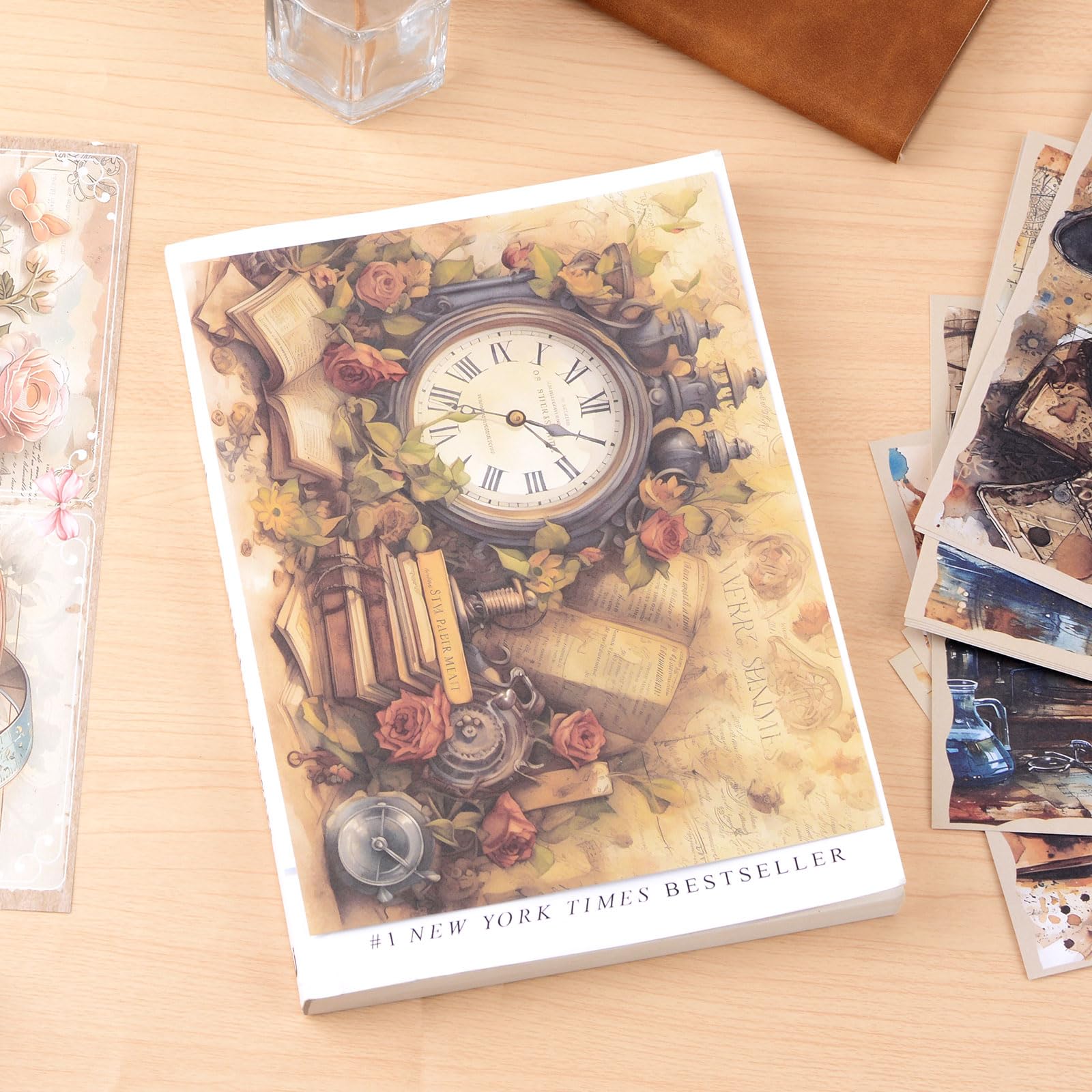 Carta Vintage Per Scrapbooking E Journaling: 180 Fogli Con Disegni Botanici E Antichi, Kit Creativo - 4