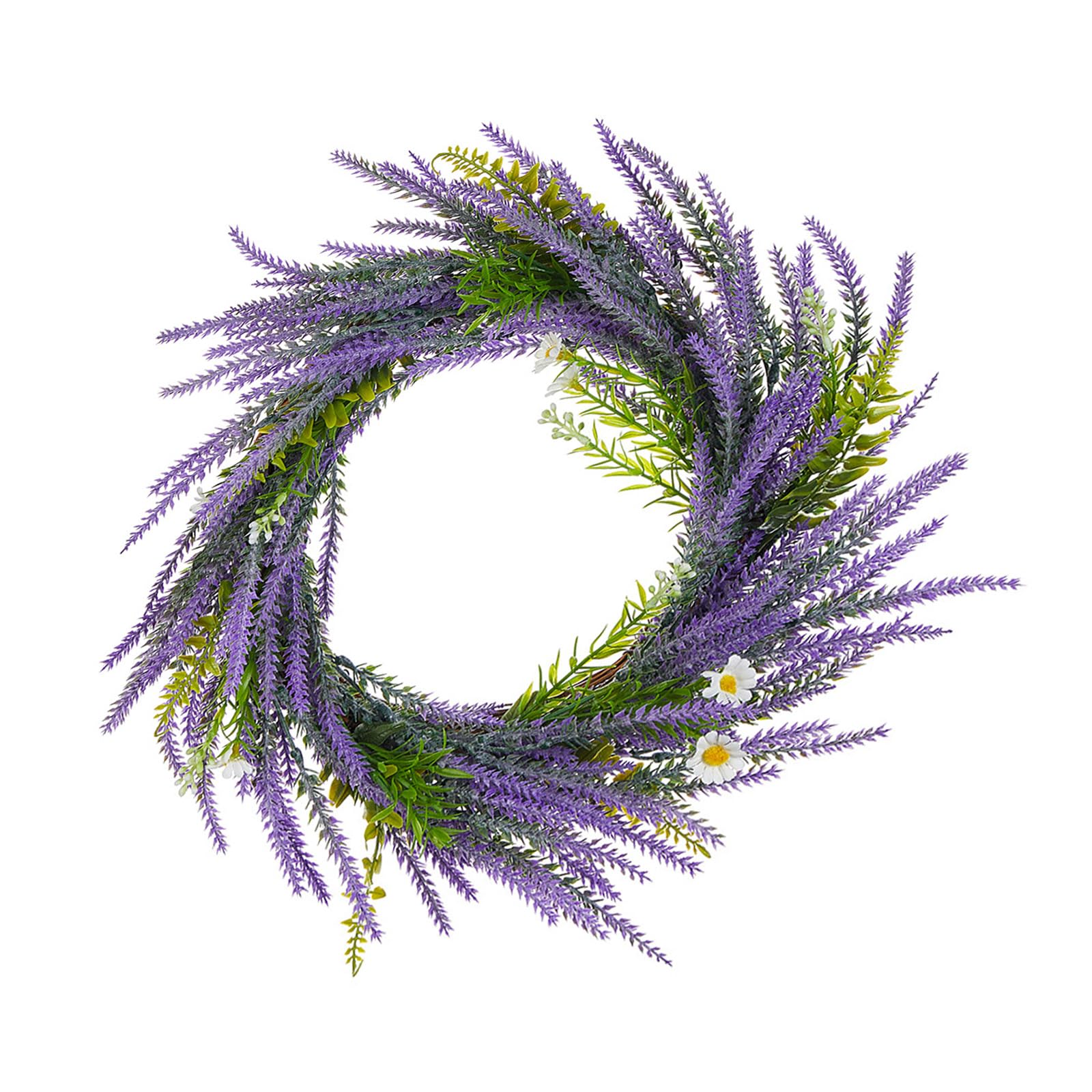 Kalttoy Realistic Eggs and Flower Wreath for Front Door Artificial Florals Garlands Christmas Decoration for Home Spring Wreath