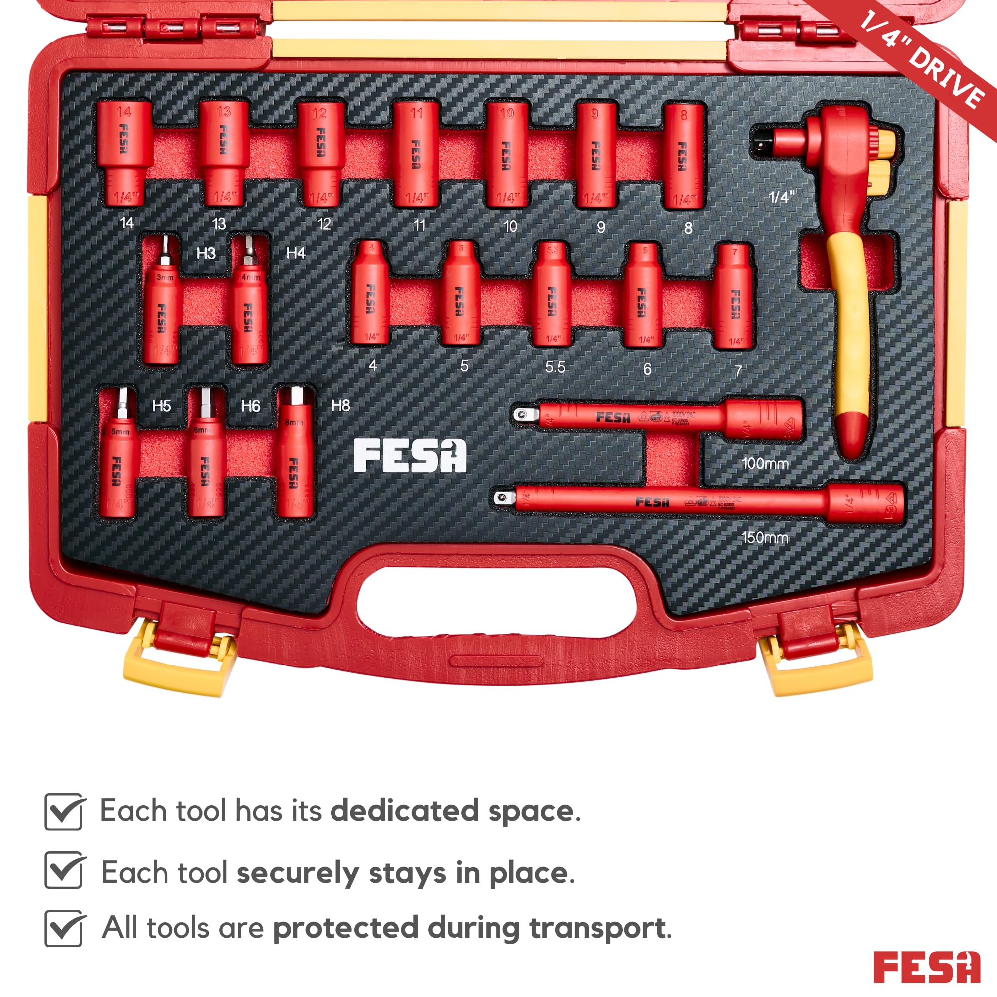 Amazon | FESA 電気工事士絶縁ソケットセット - 1000V 20ピース