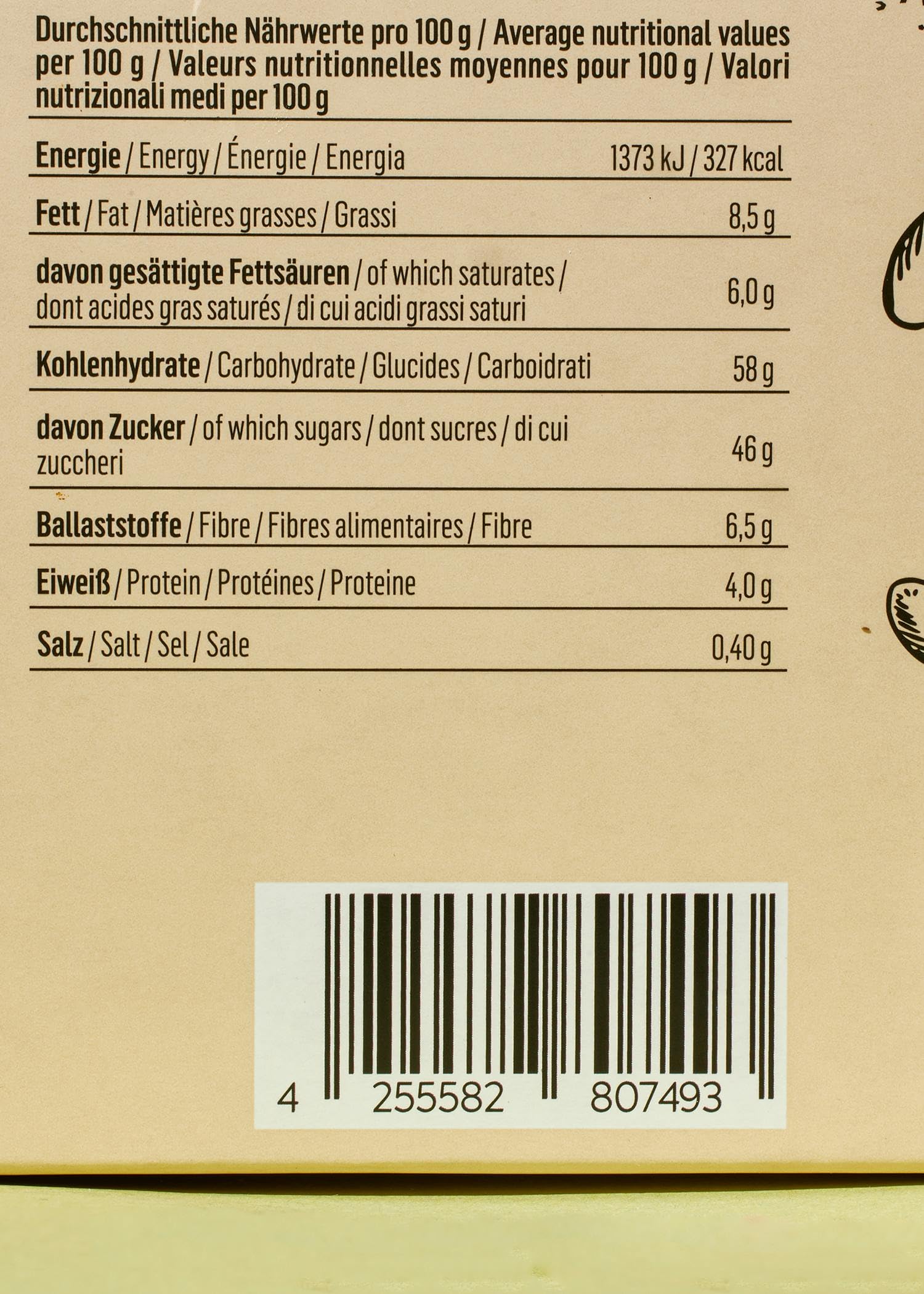 KoRo Raw Bar Mango-Chia 20 x 50 g 27% Mangoanteil Vegan glutenfrei