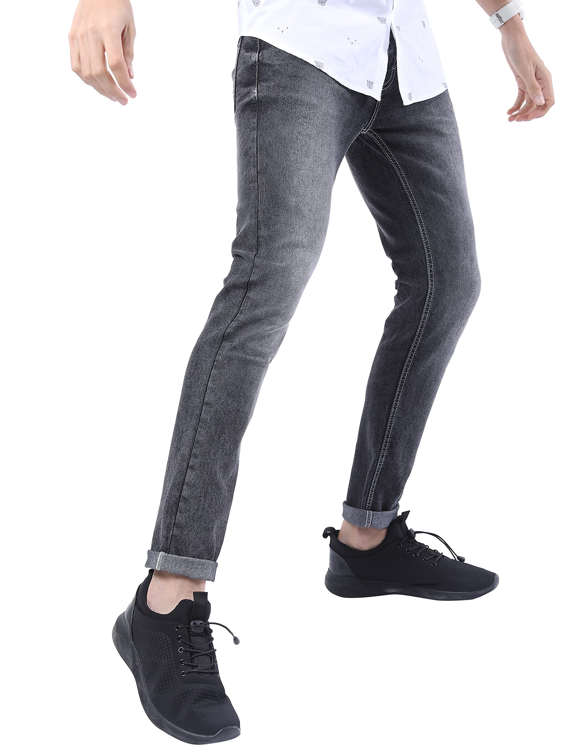 KETCHMen Skinny Fit Mid-Rise Jeans (Stretchable)