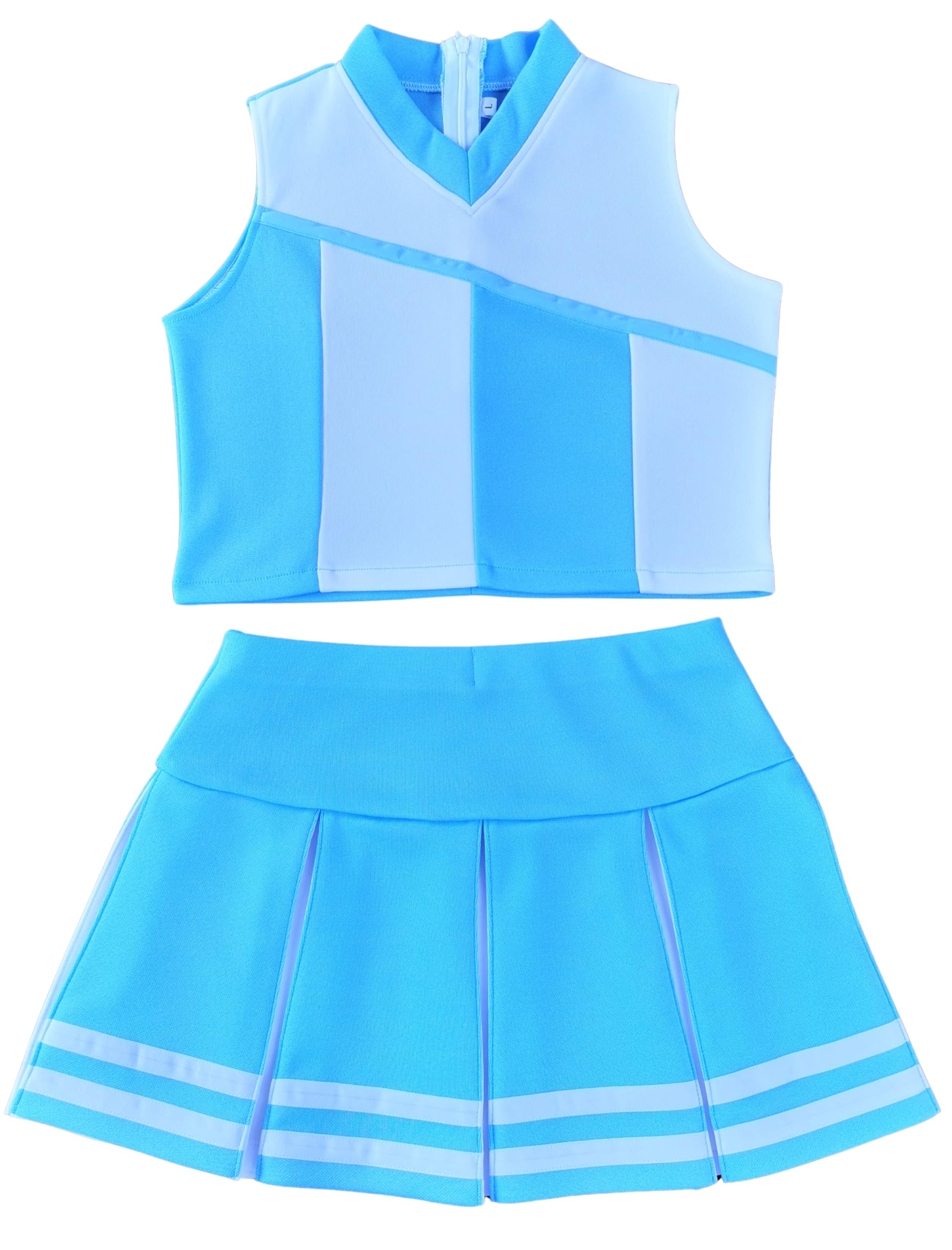 Total 2550 Little Girls' Kids Children Dress Cheerleader Costume Uniform Cheerleading Outfit Halloween