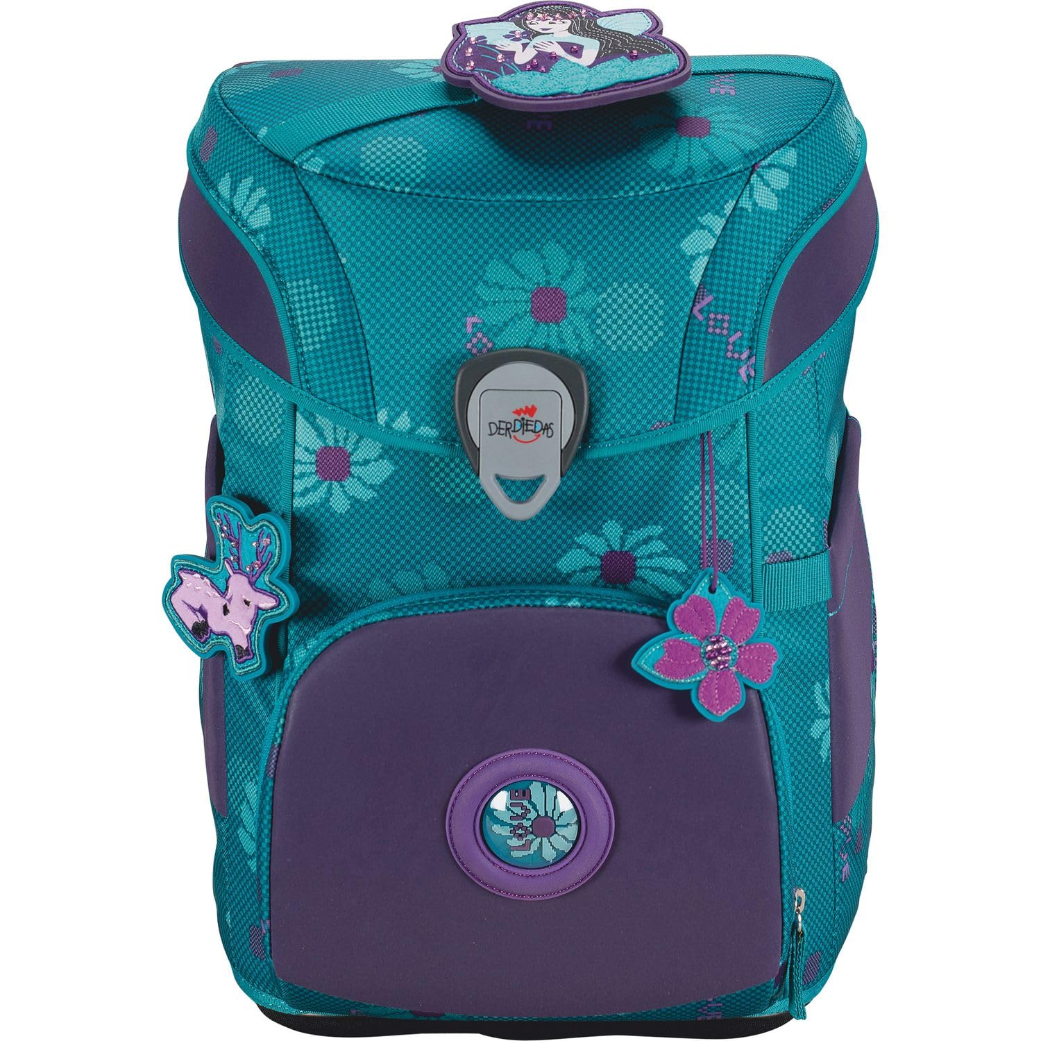 DerDieDas ErgoFlex Easy Exklusiv Superflash Fairy Flower Set 5-teilig, Limited-Edition, ca. 20,5 l Volumen, ca. 950 g Gewicht