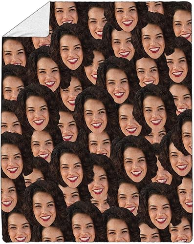 Miniatura 1 de Manta de forro polar personalizada, envía desde Estados Unidos, imprime tu imagen, foto, la mejor manta de recuerdo de felpa divertida y acogedora