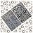 10000Pcs 2-Boxes Mixed Size Hot Fix Round Crystals Gems Glass Stones Hotfix Flat Back Rhinestones with Tweezers and Picking Pencil (Black Diamond)
