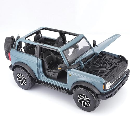 Miniatura 2 de Maisto Diecast Cars 2021 Ford Bronco Badlands Blue Edición Especial 1/18 Modelo de auto fundido a presión por Maisto 31457